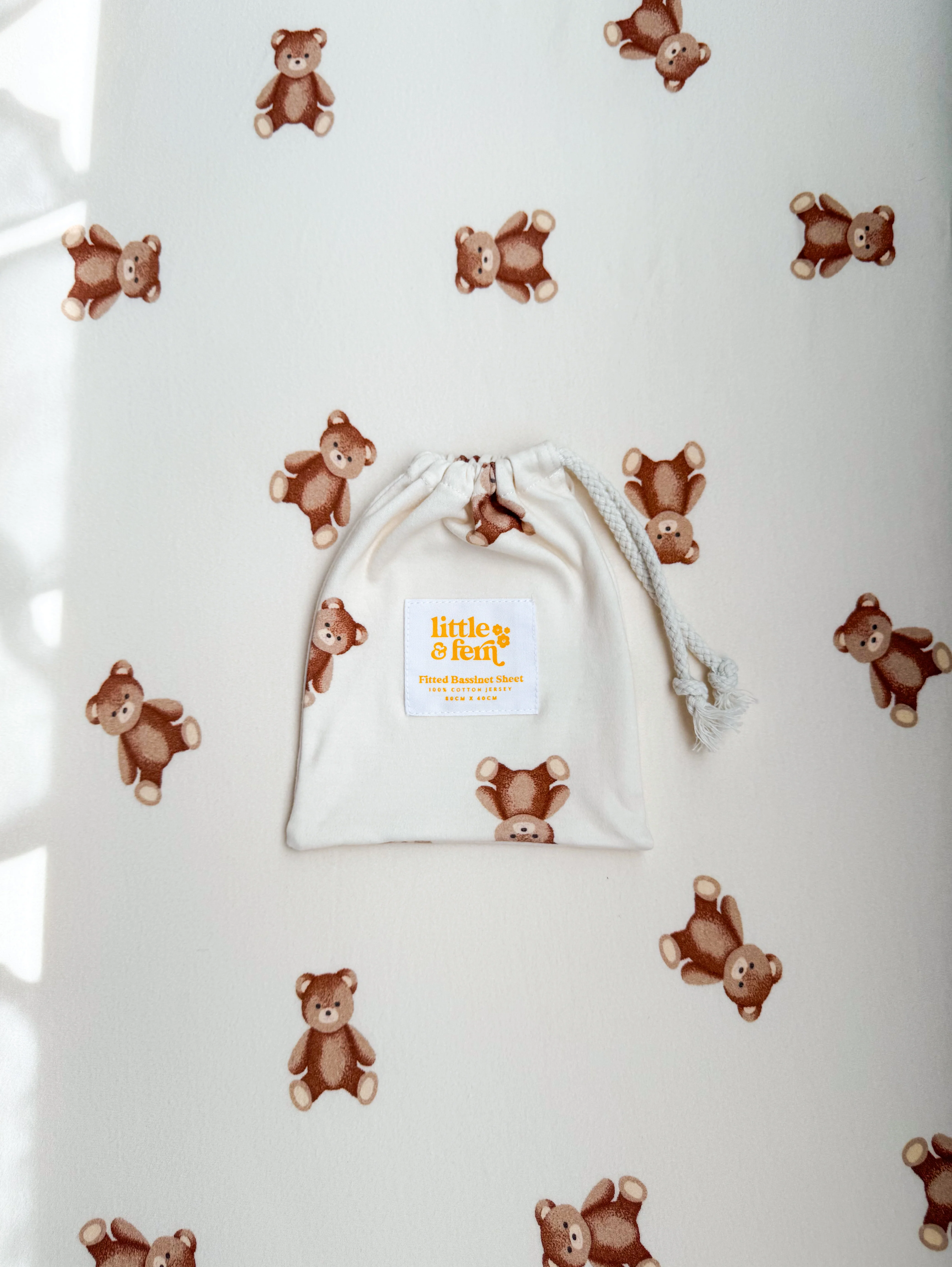 Bassinet Sheet | Teddies - Image 3