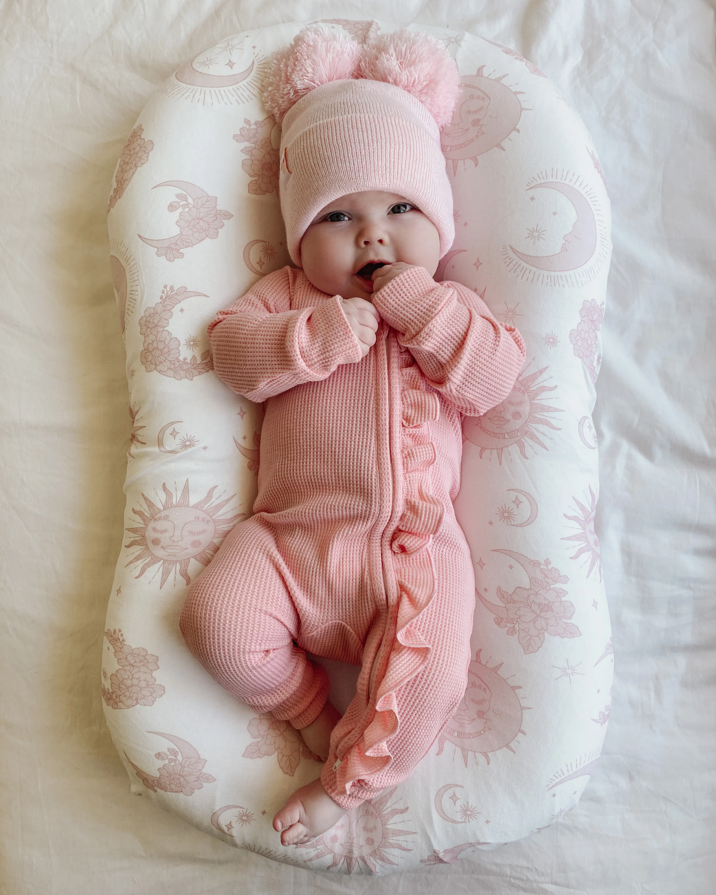 Bassinet Sheet | Celestial Pink - Image 3