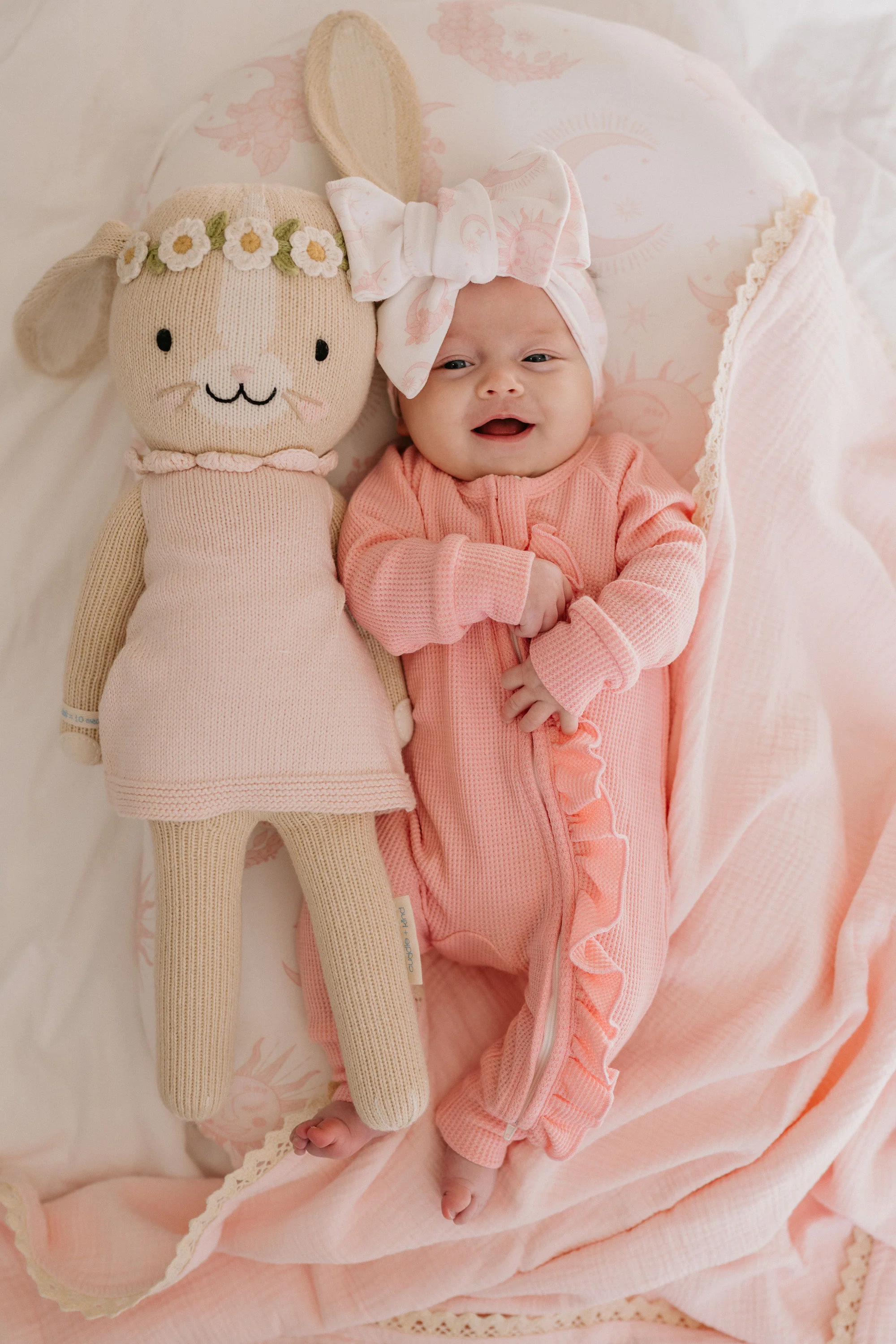 Bassinet Sheet | Celestial Pink - Image 4