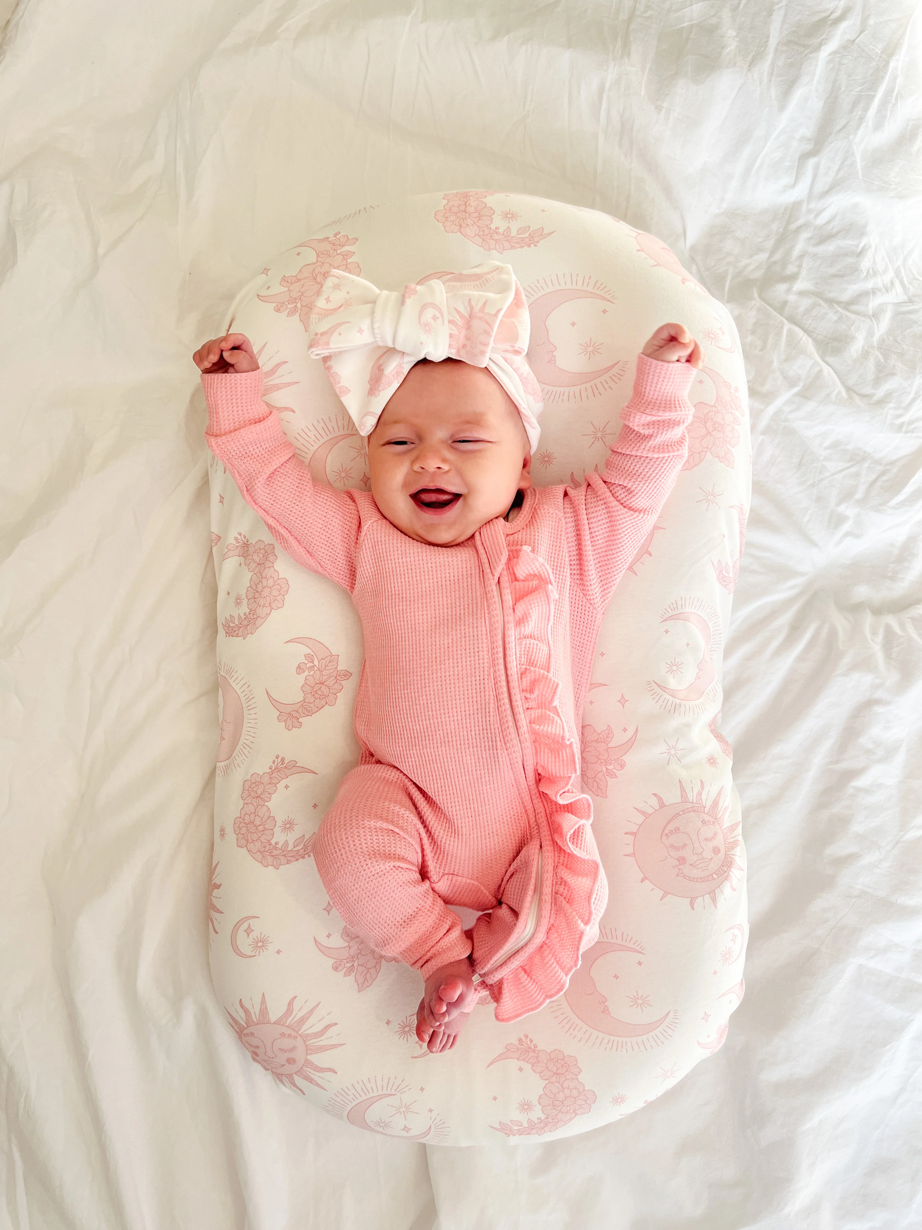 Bassinet Sheet | Celestial Pink - Image 6