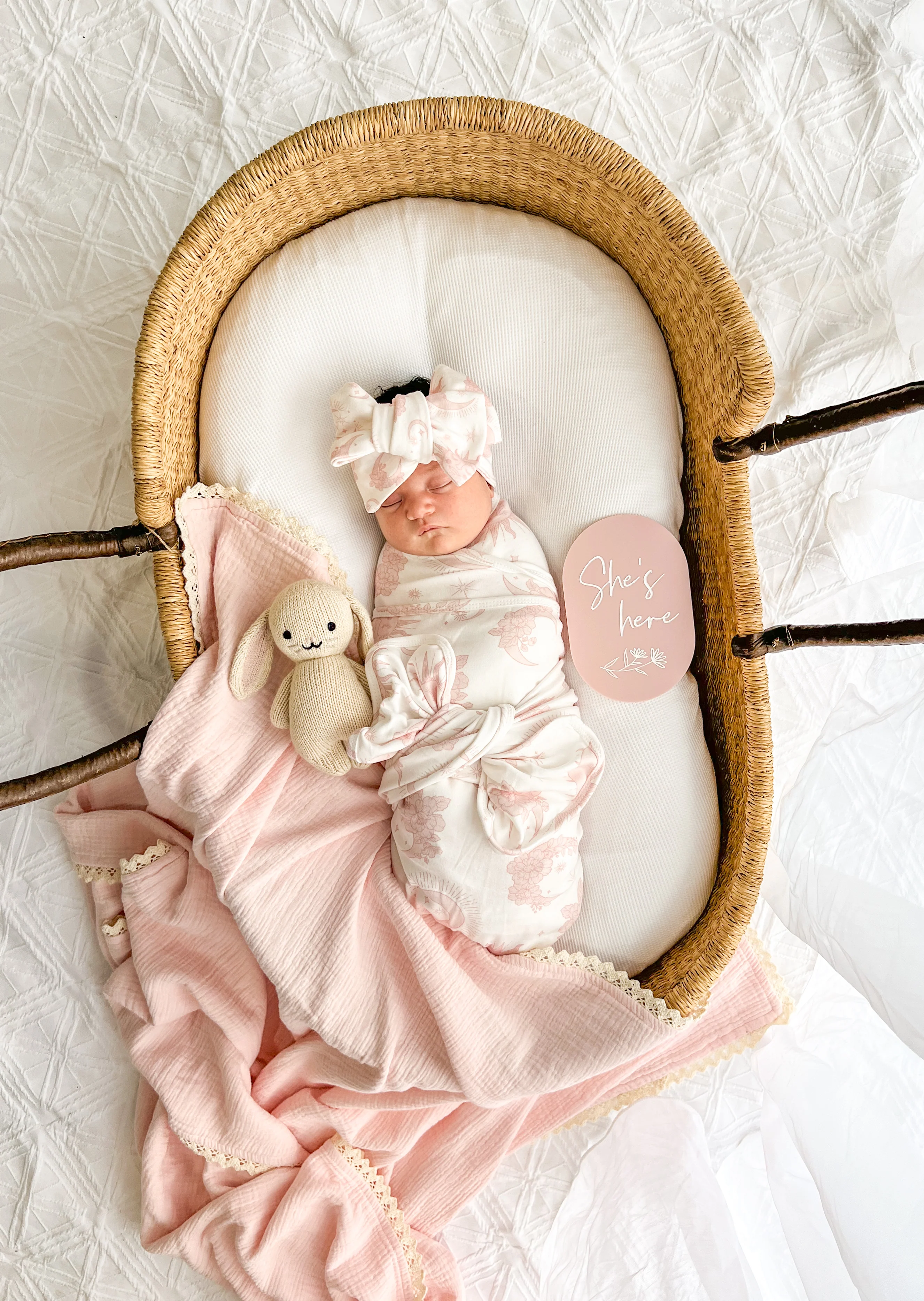 Swaddle Set | Celestial Pink - Image 3