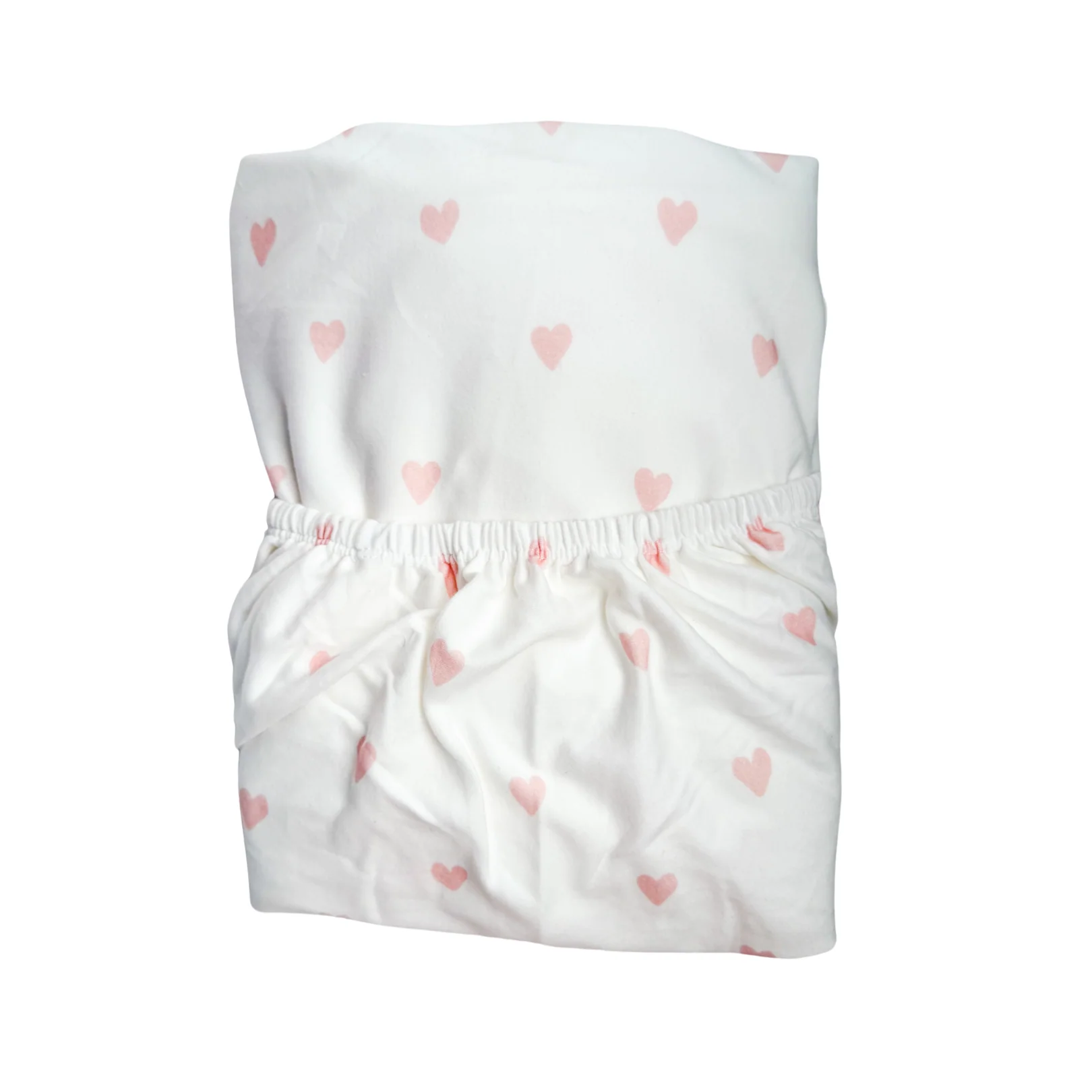 Cot Sheet | Pink Hearts - Image 3