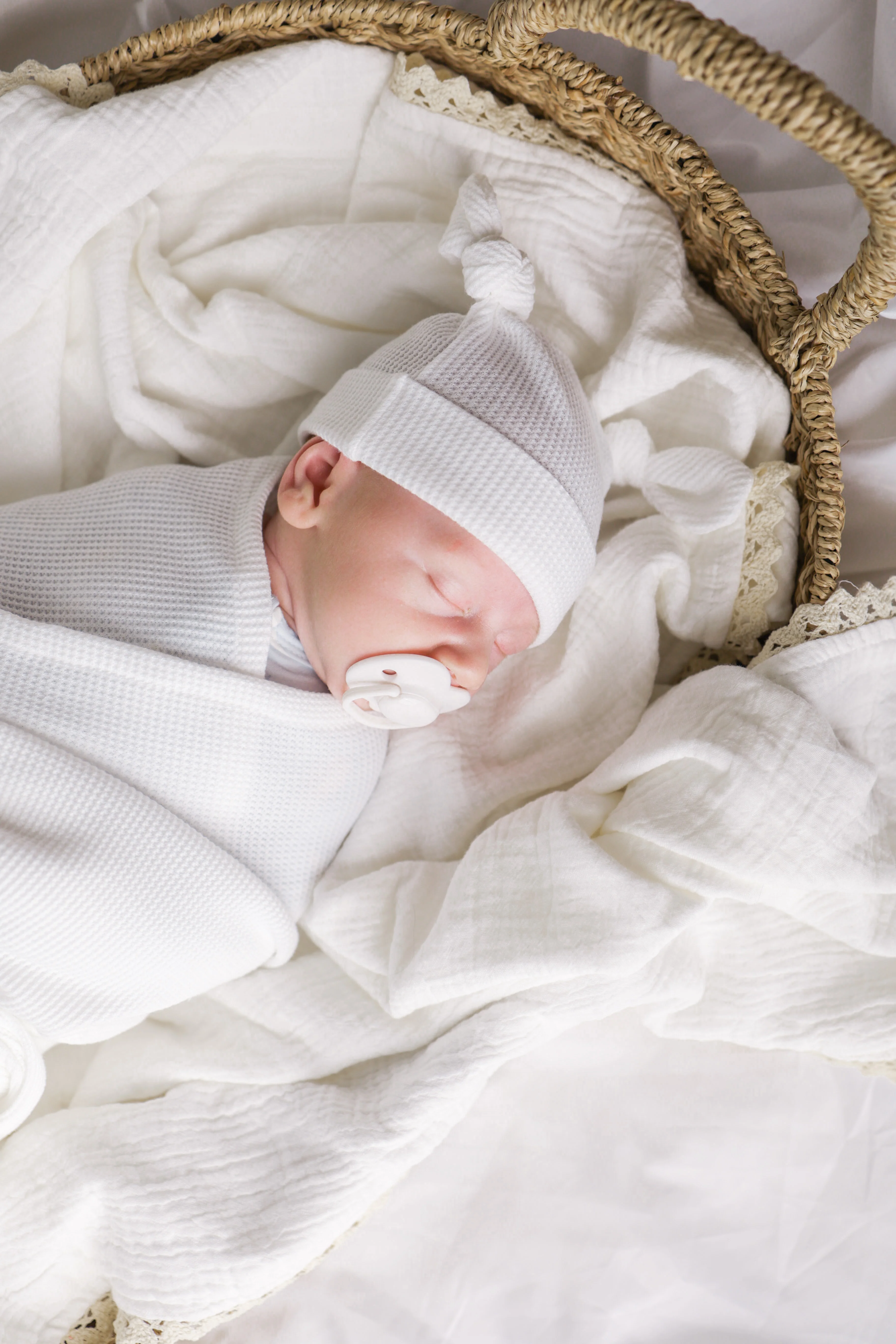 Double Knot Beanie | Waffle Milk - Image 3