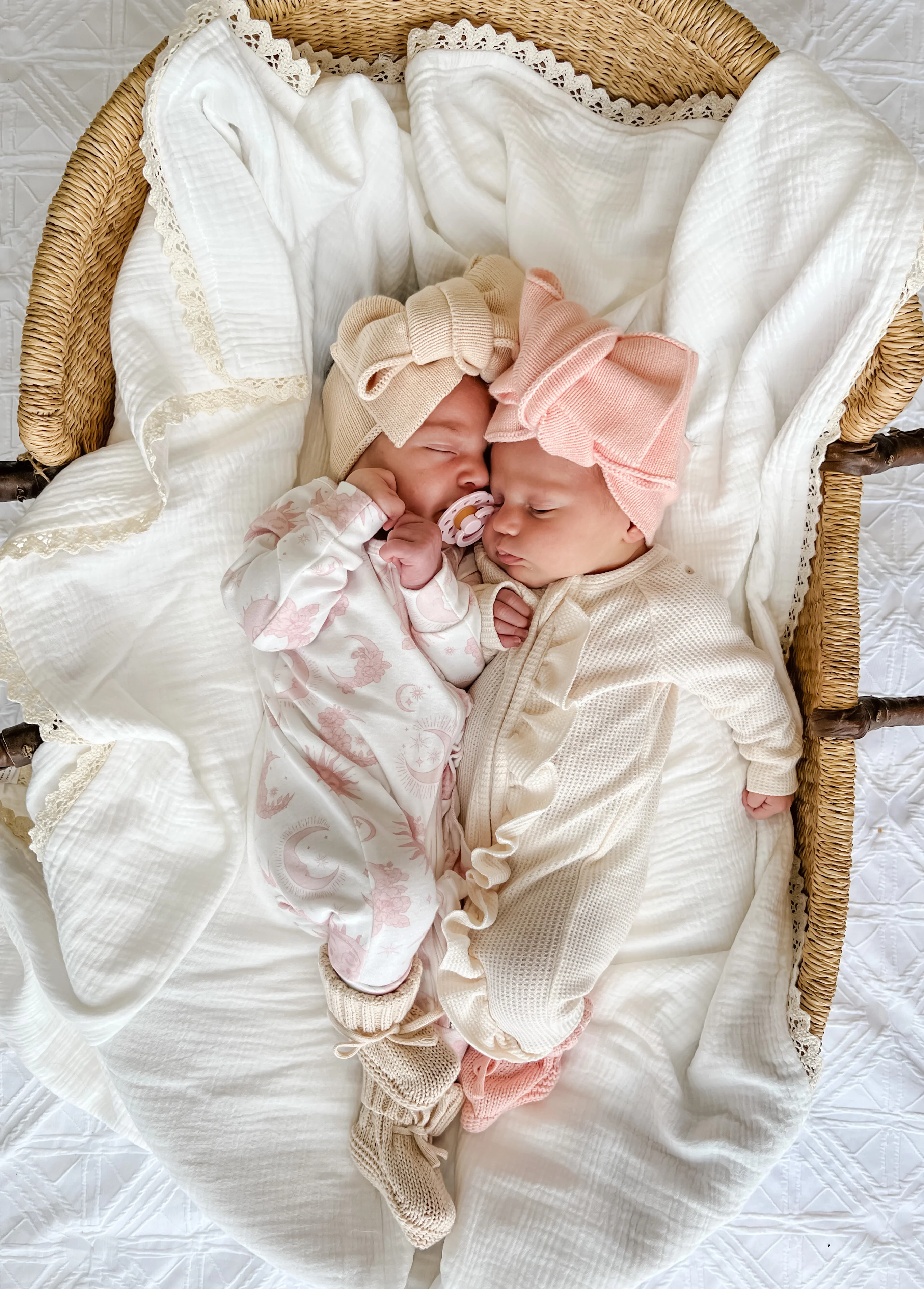 Frill Zip Romper | Cream Waffle - Image 5