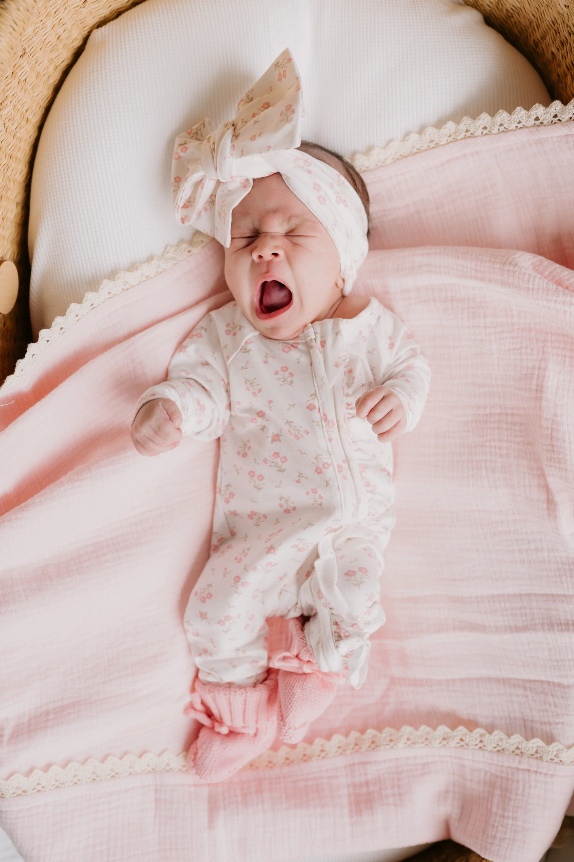 Frill Zip Romper | Paisley Peony - Image 11