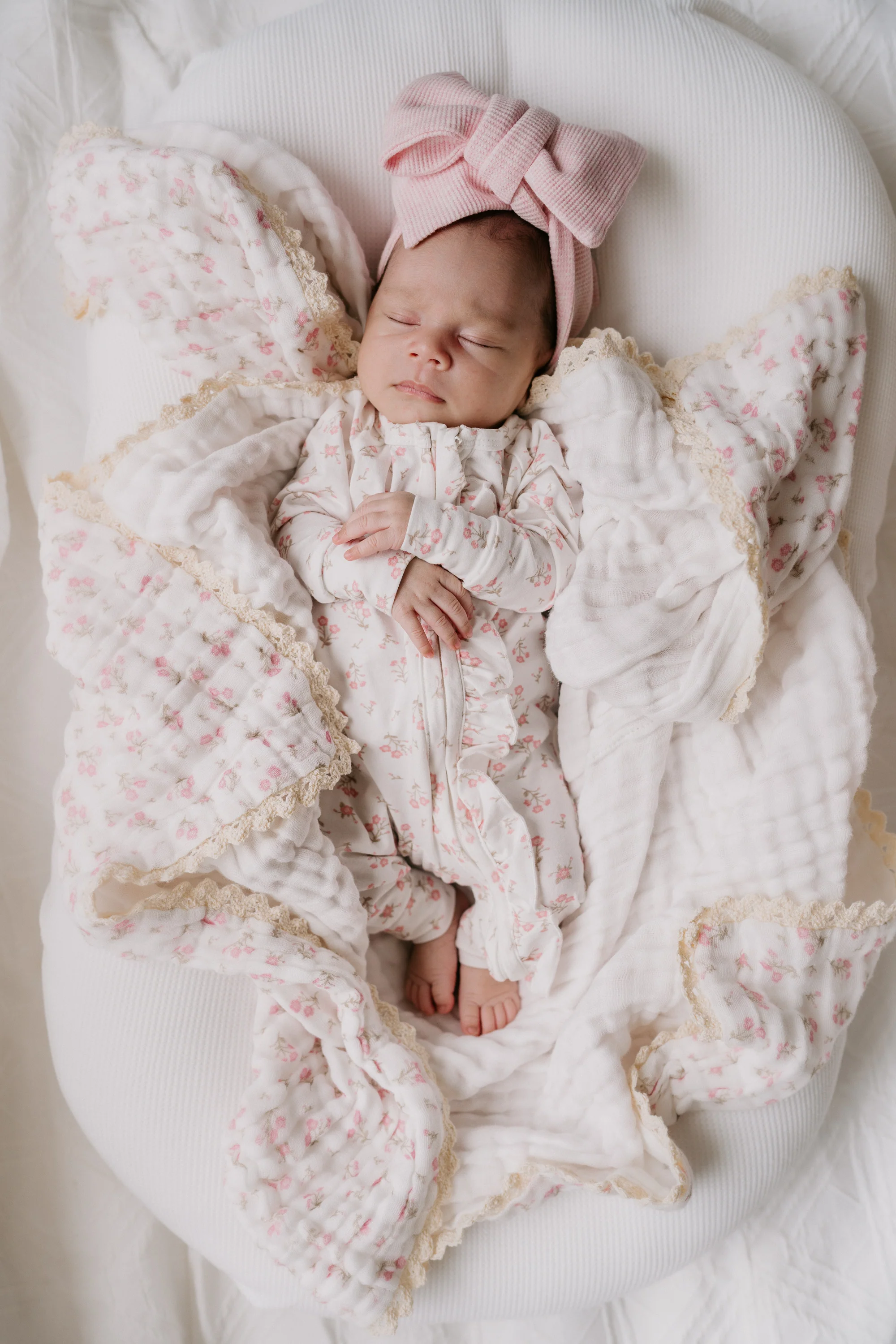 Frill Zip Romper | Paisley Peony - Image 9