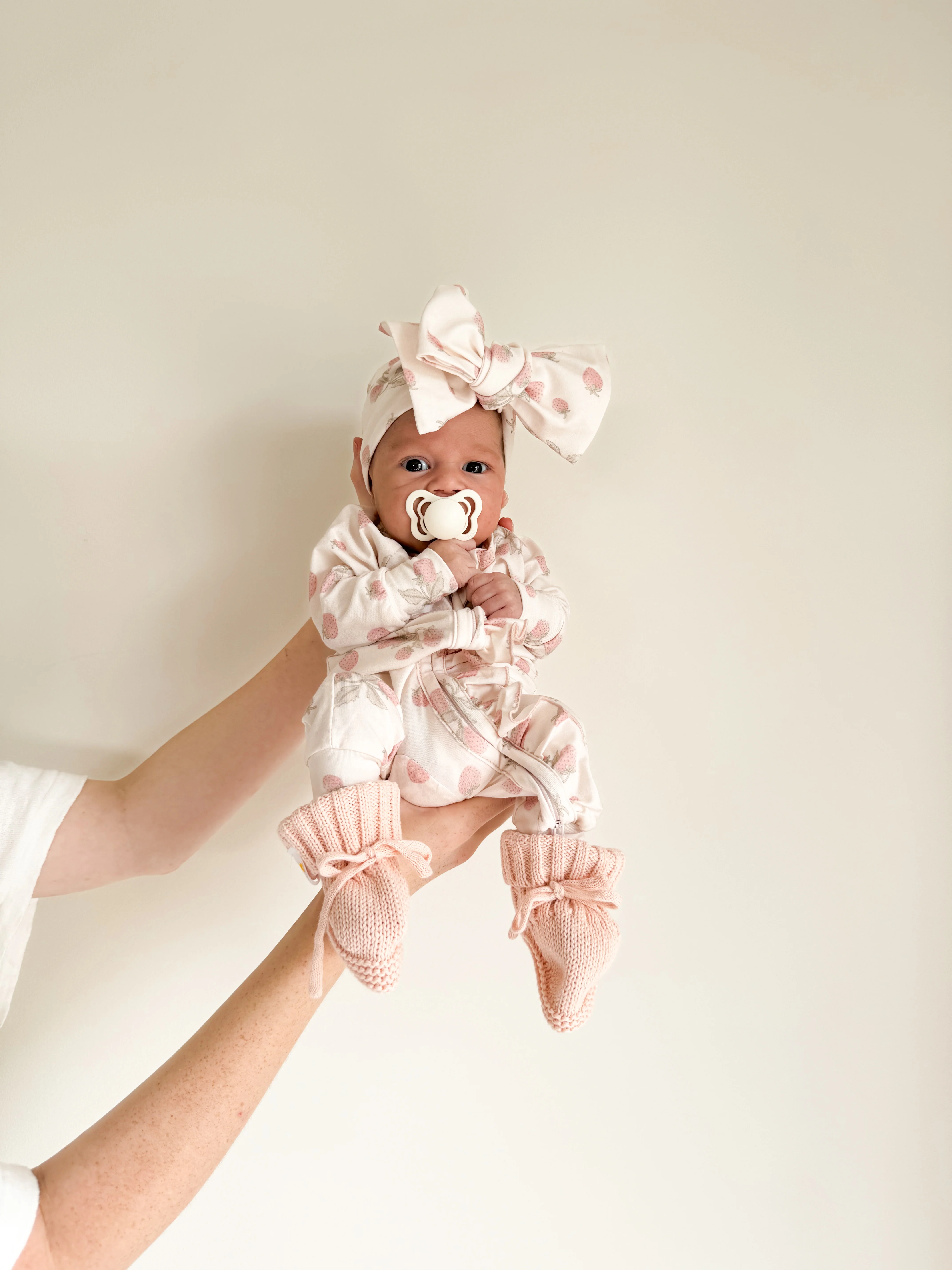 Frill Zip Romper | Strawberries - Image 5