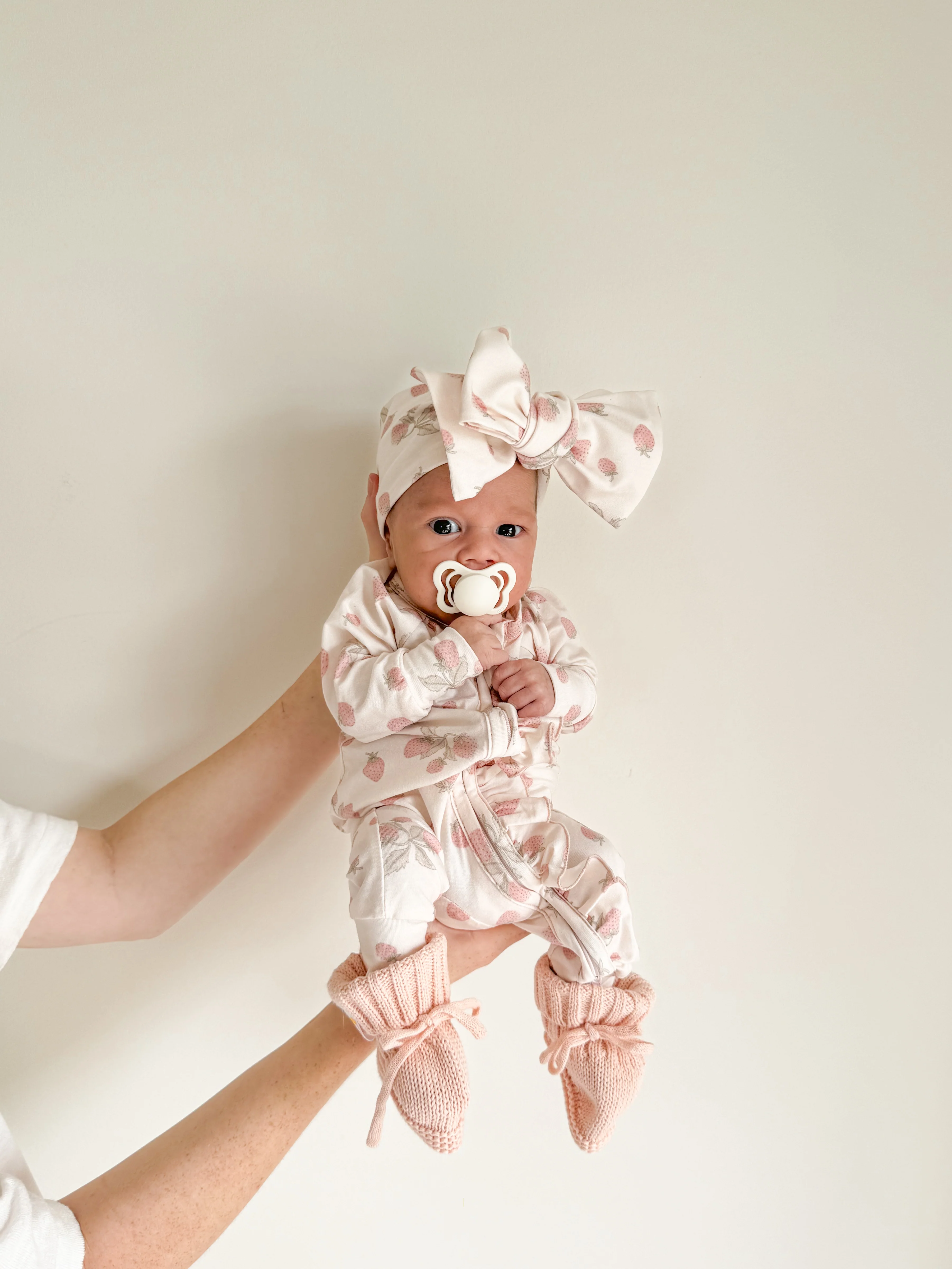 Frill Zip Romper | Strawberries - Image 8