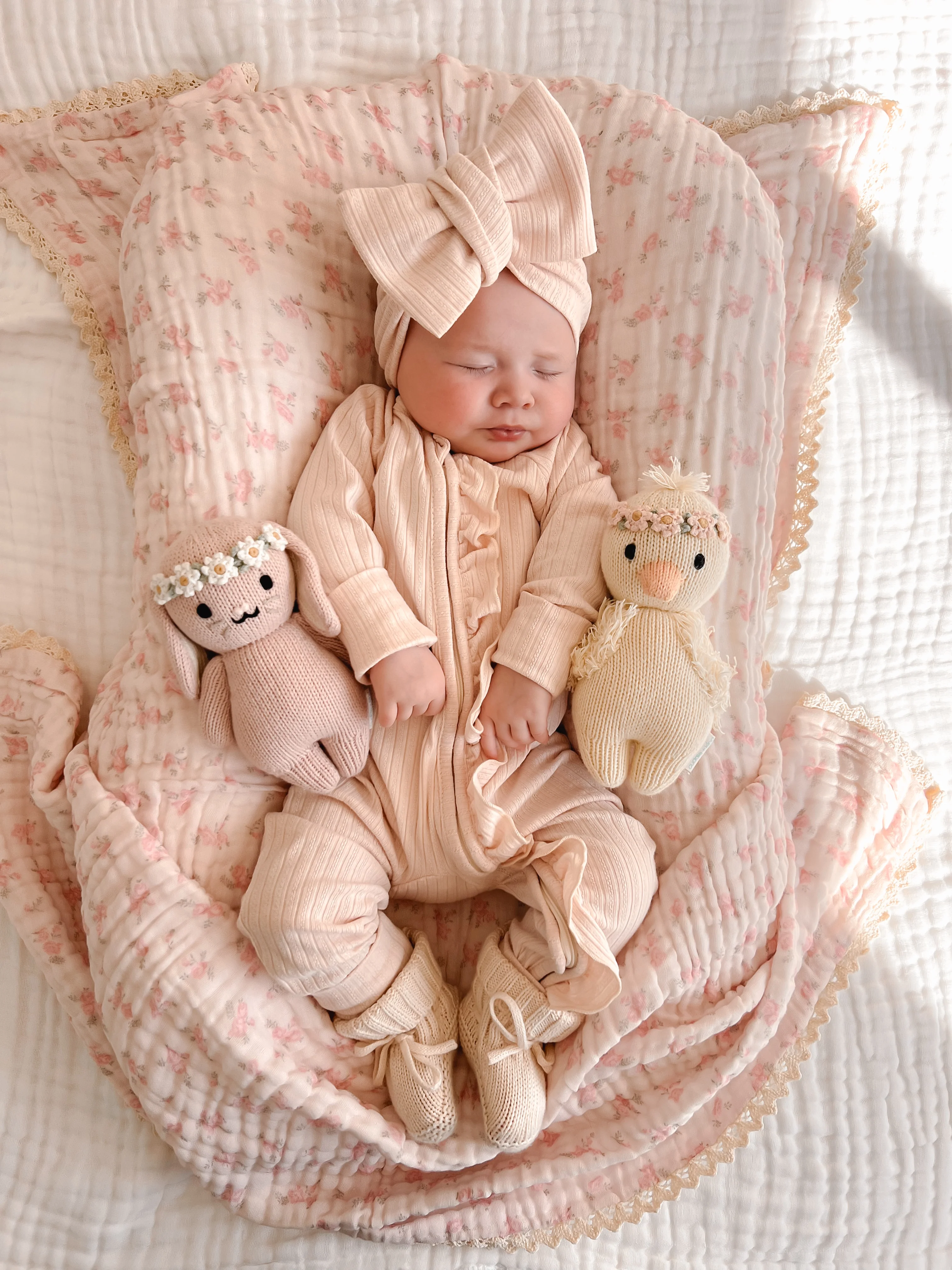 Gauze Lace Blanket | Country Floral - Image 4