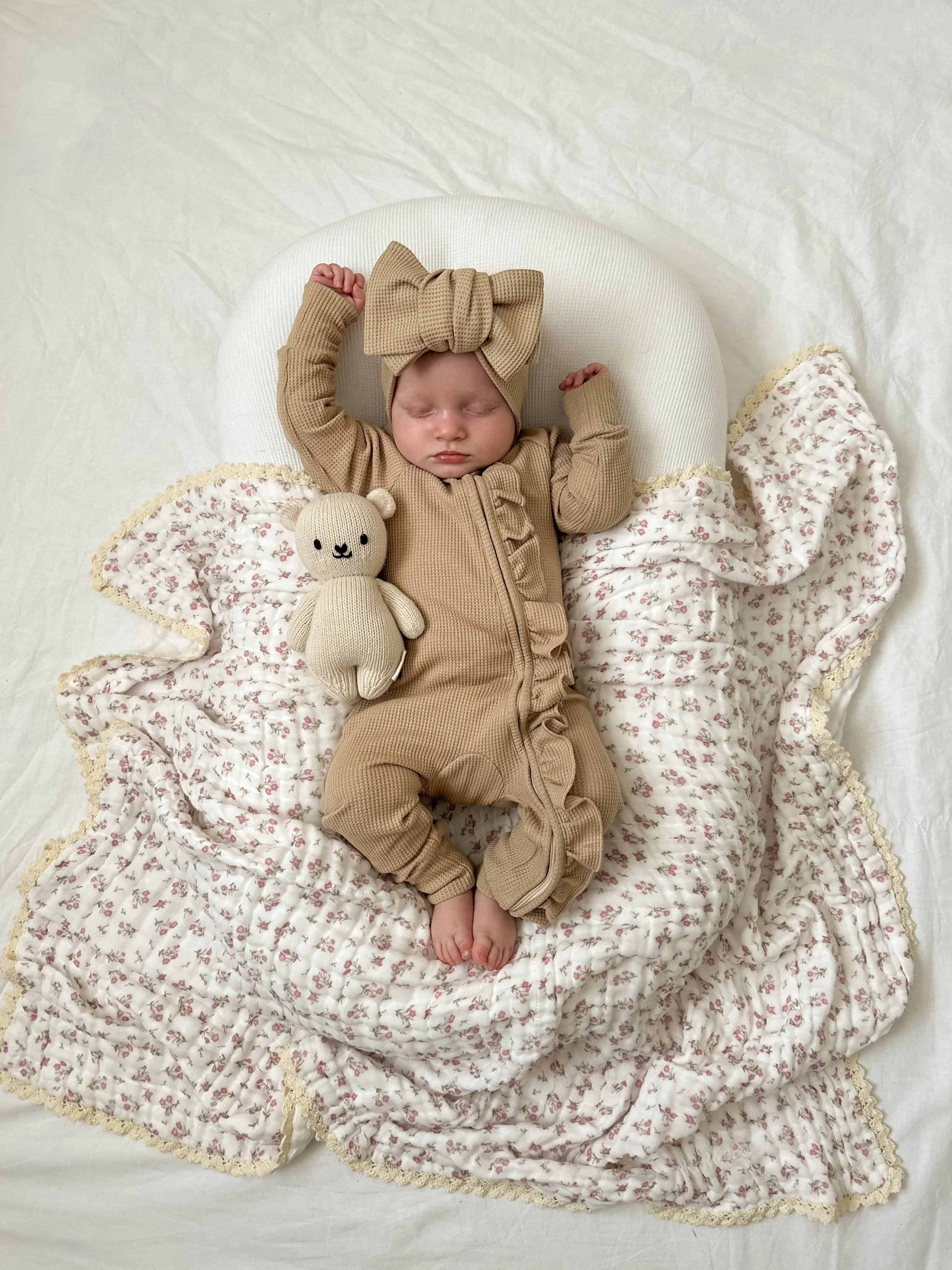 Gauze Lace Blanket | Paisley Peony - Image 3