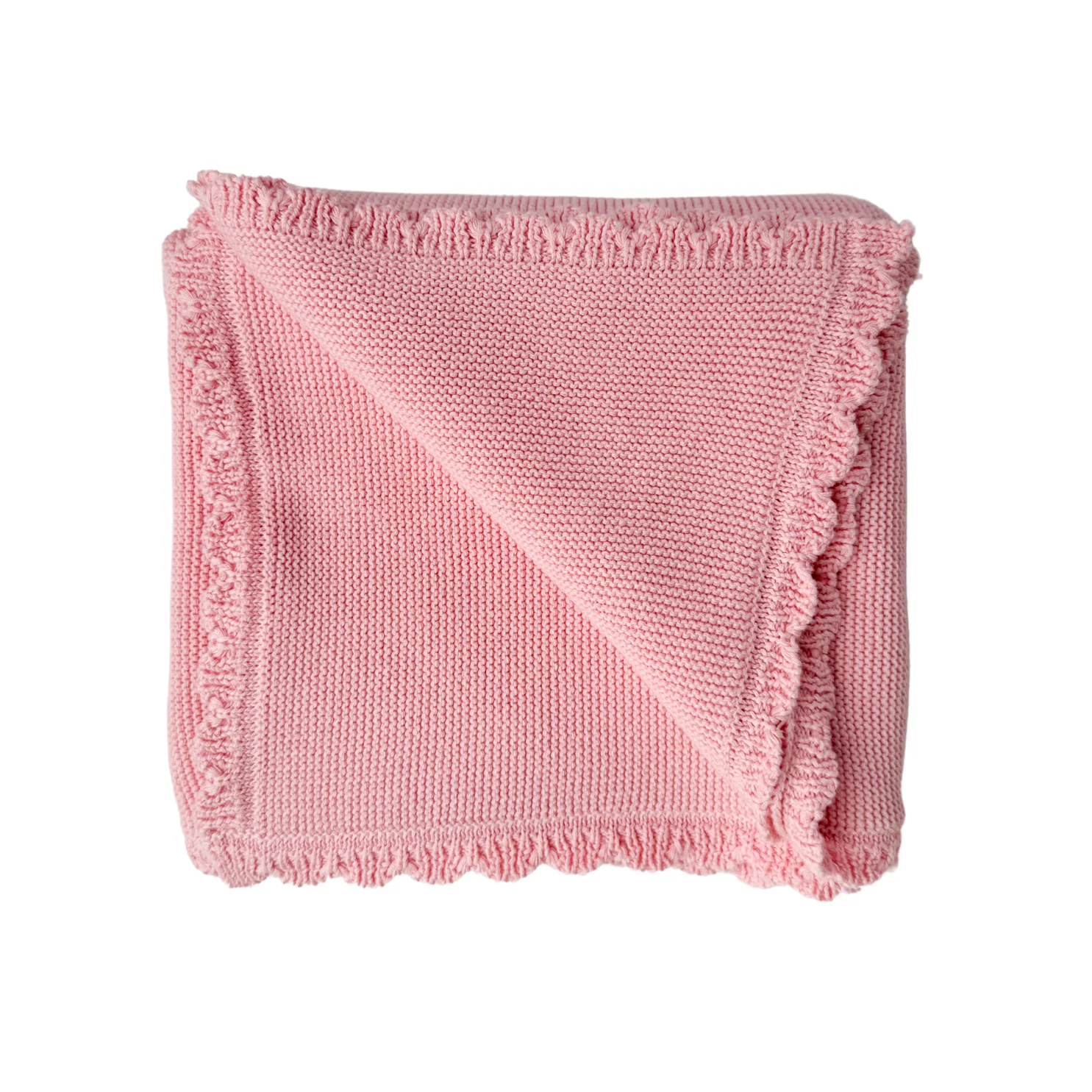 Heirloom Knit Blanket | Peony - Image 4
