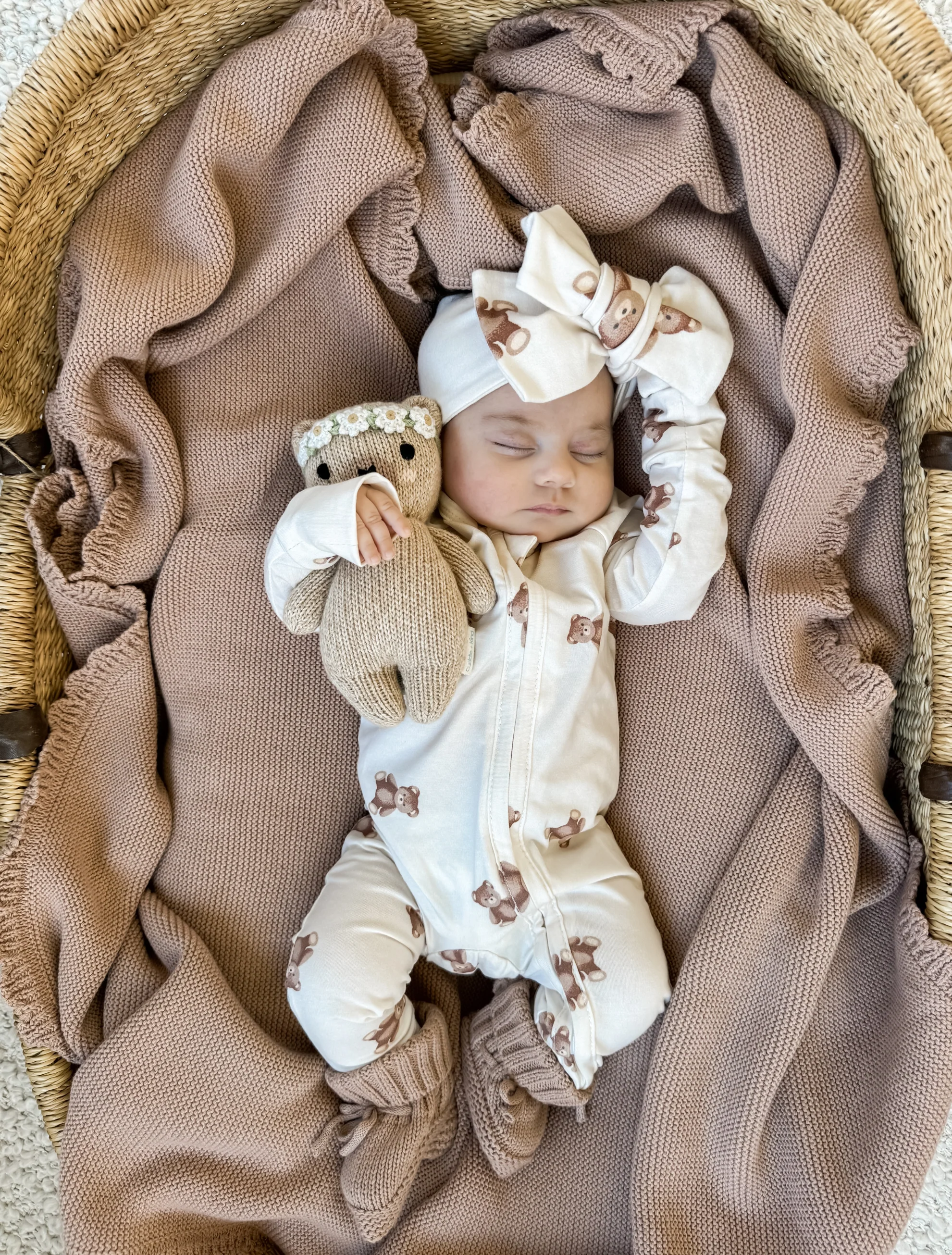 Heirloom Knit Blanket | Teddy - Image 5