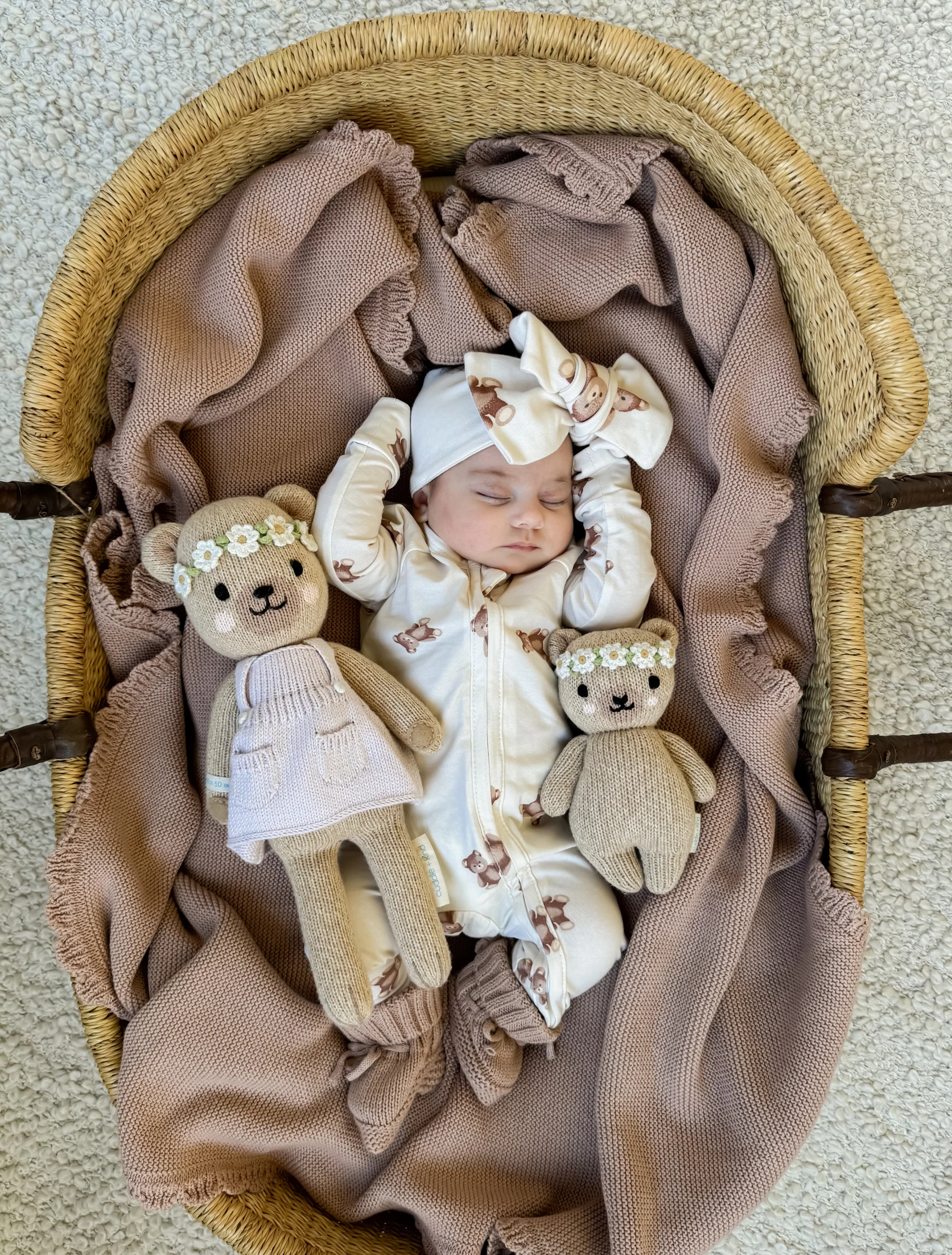 Heirloom Knit Blanket | Teddy - Image 7