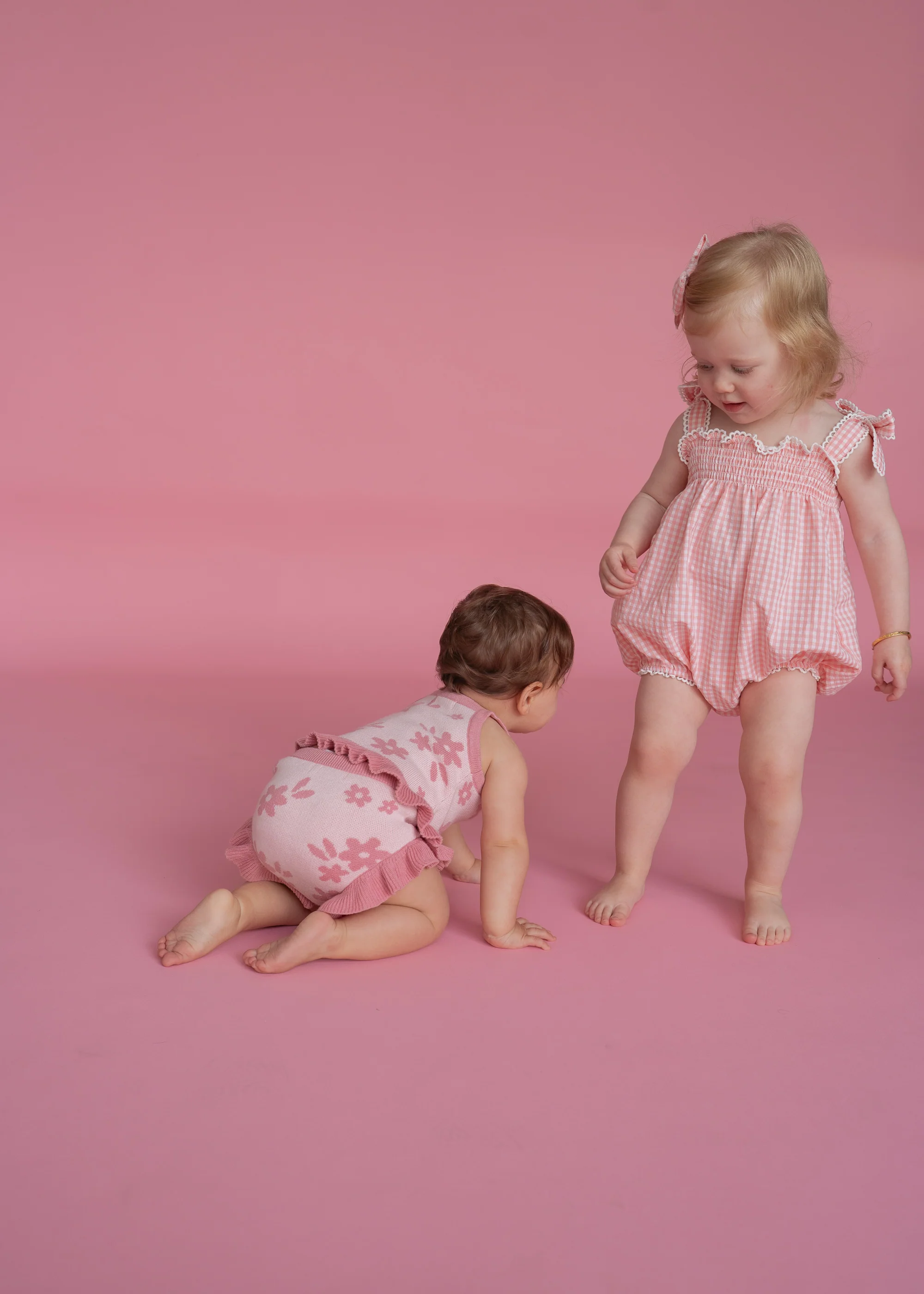 Knit Summer Set | Daisy Floral Strawberry - Image 7