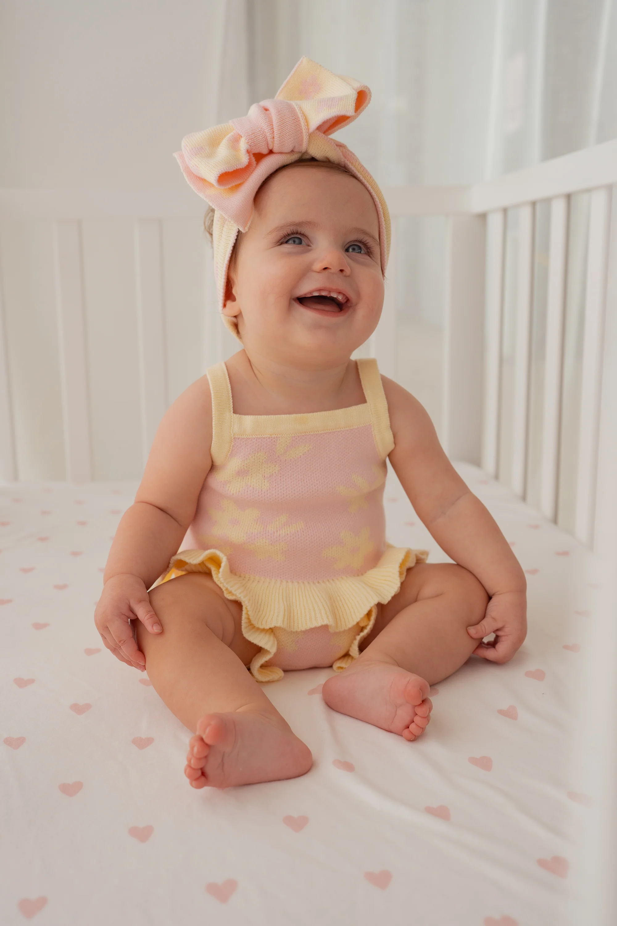 Knit Summer Set | Daisy Floral Lemon - Image 3