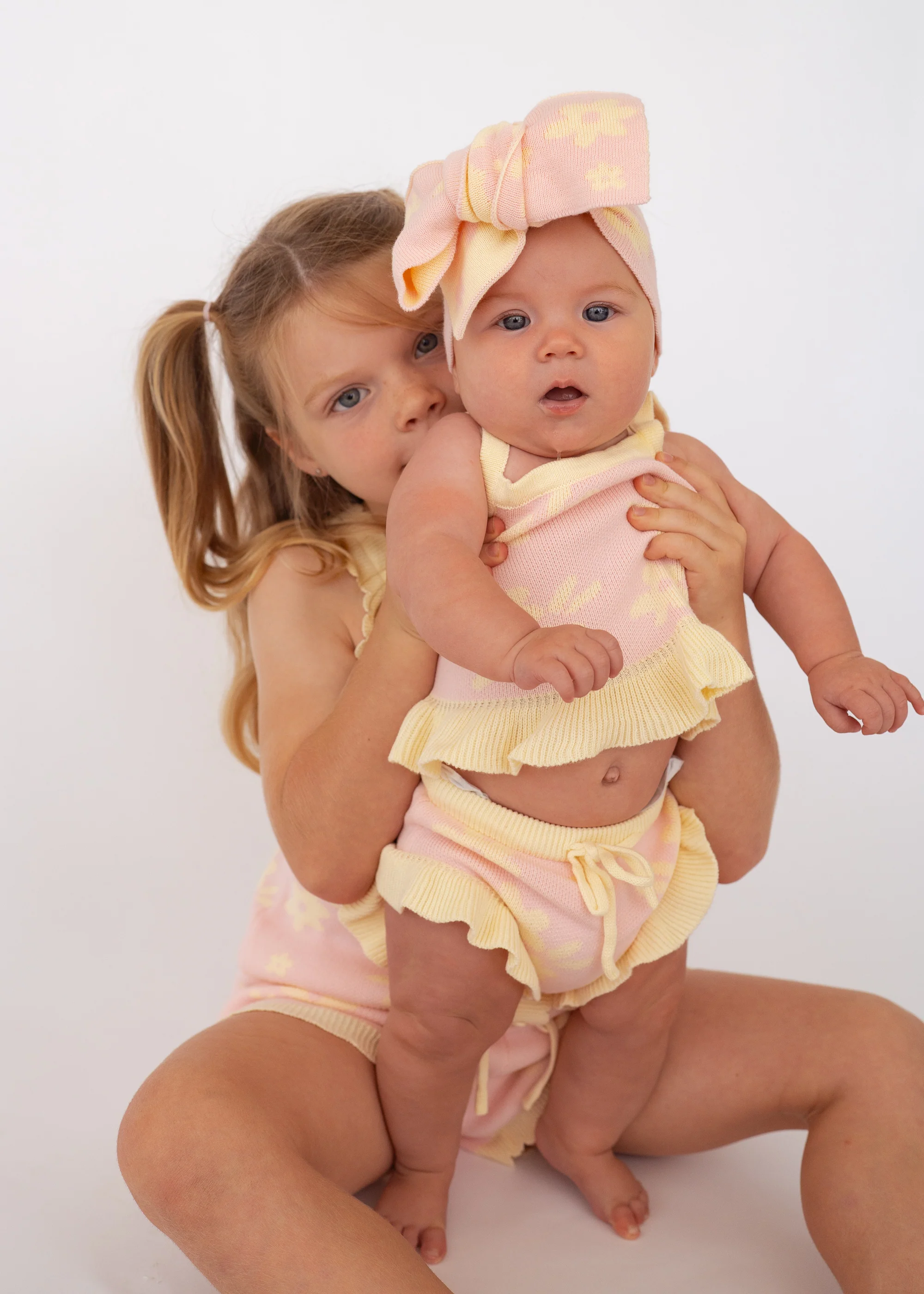 Knit Summer Set | Daisy Floral Lemon - Image 4