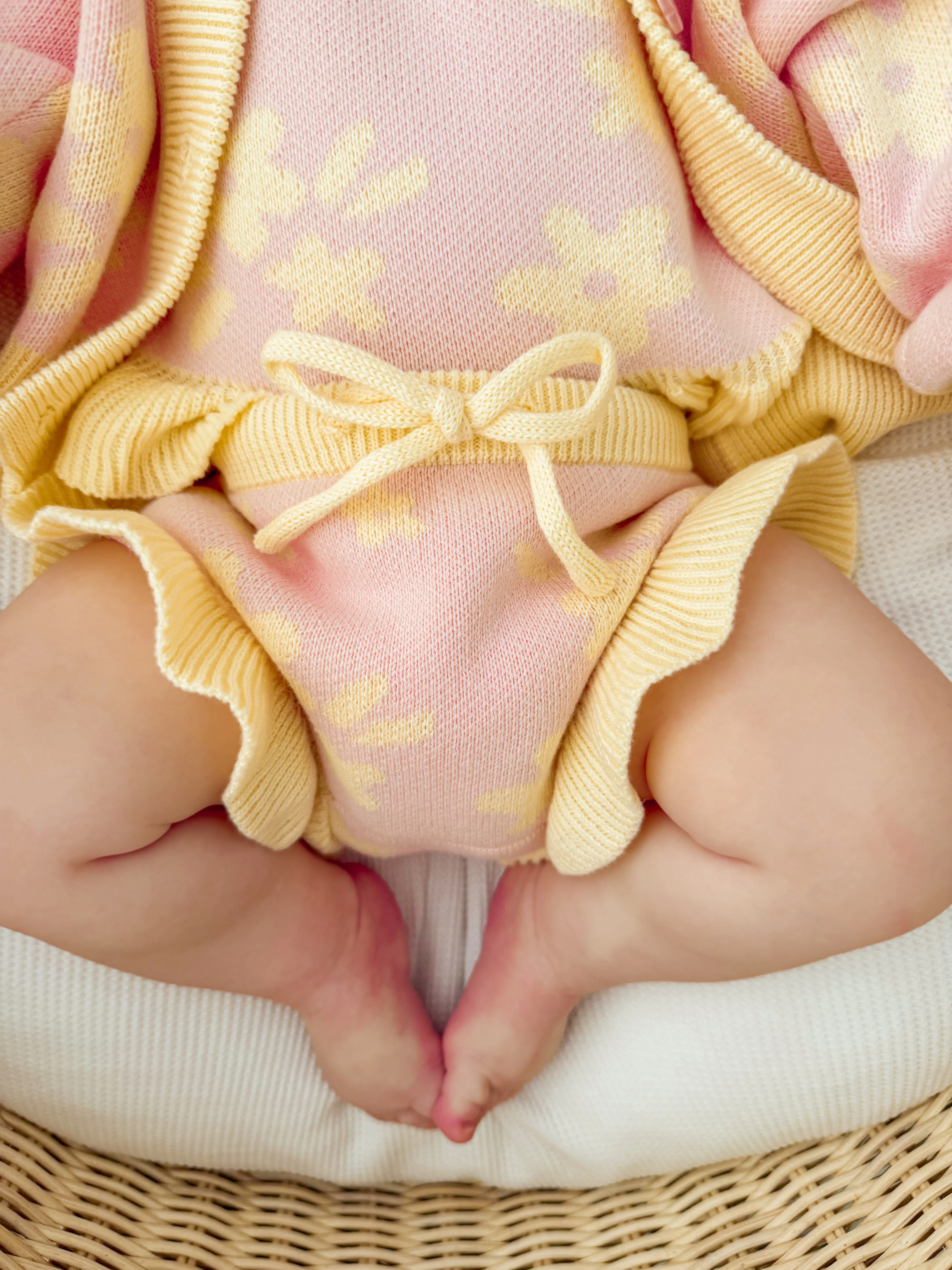 Knit Summer Set | Daisy Floral Lemon - Image 7