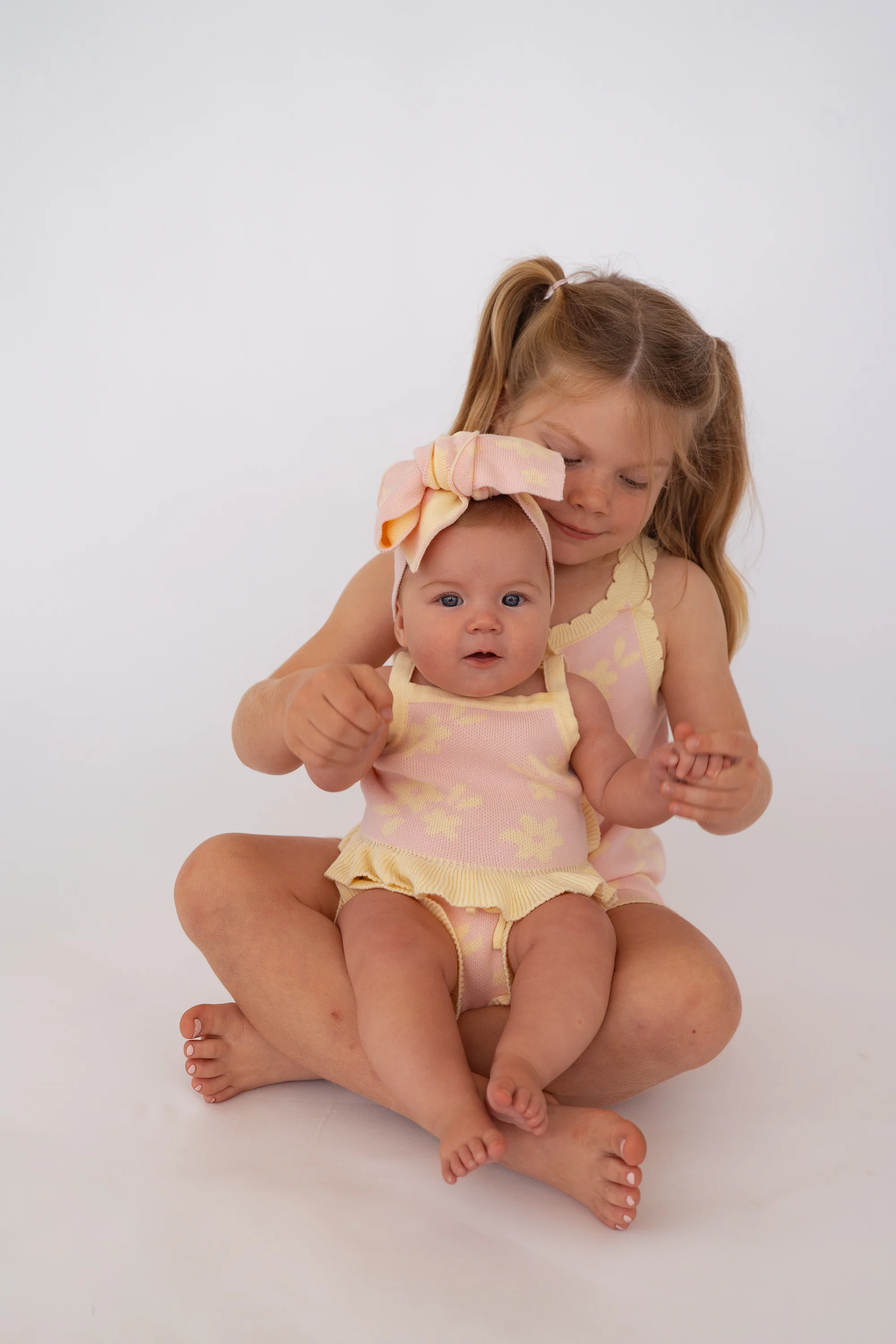 Knit Summer Set | Daisy Floral Lemon - Image 9