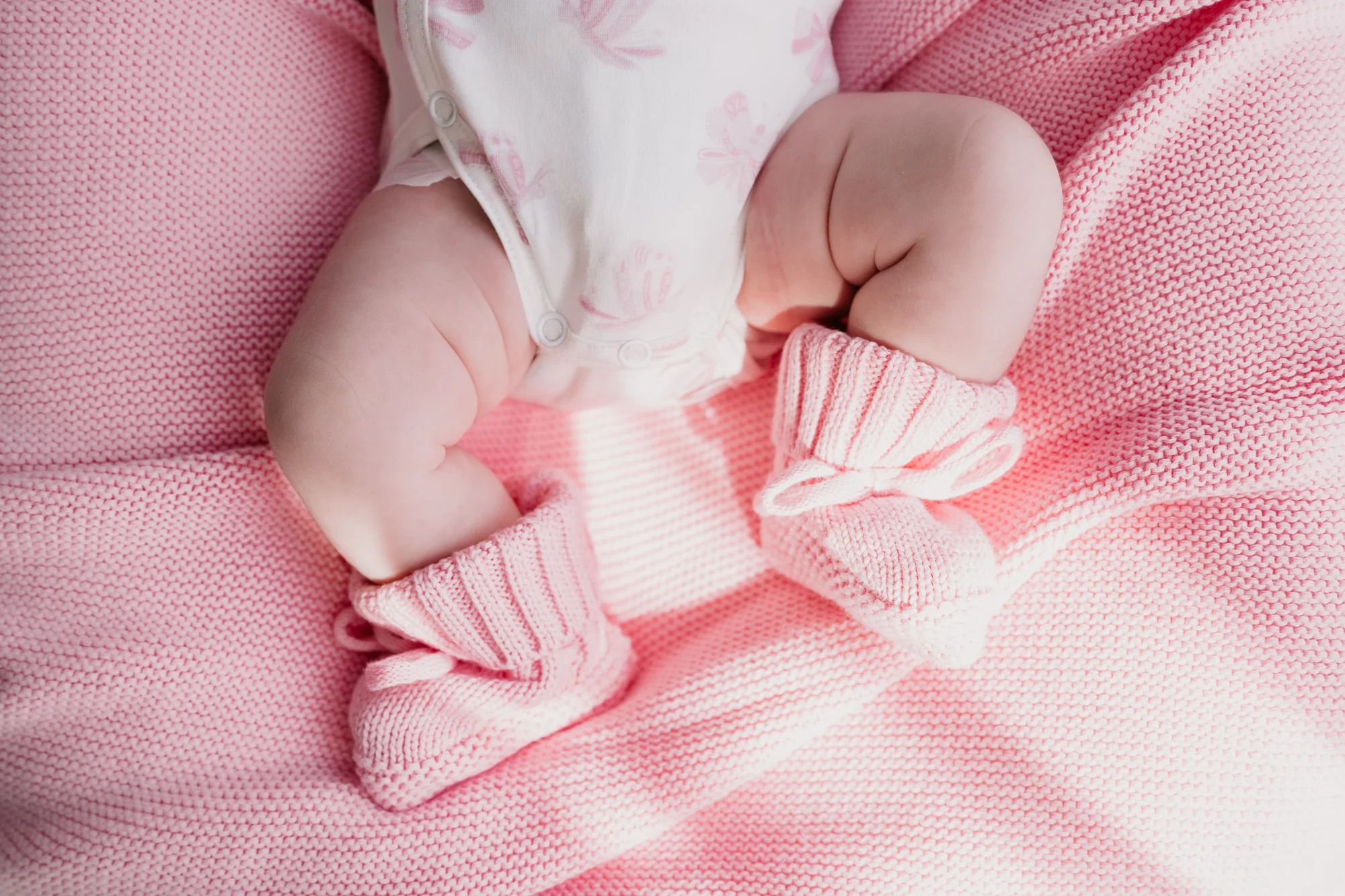 Knitted Booties | Marshmallow - Image 3