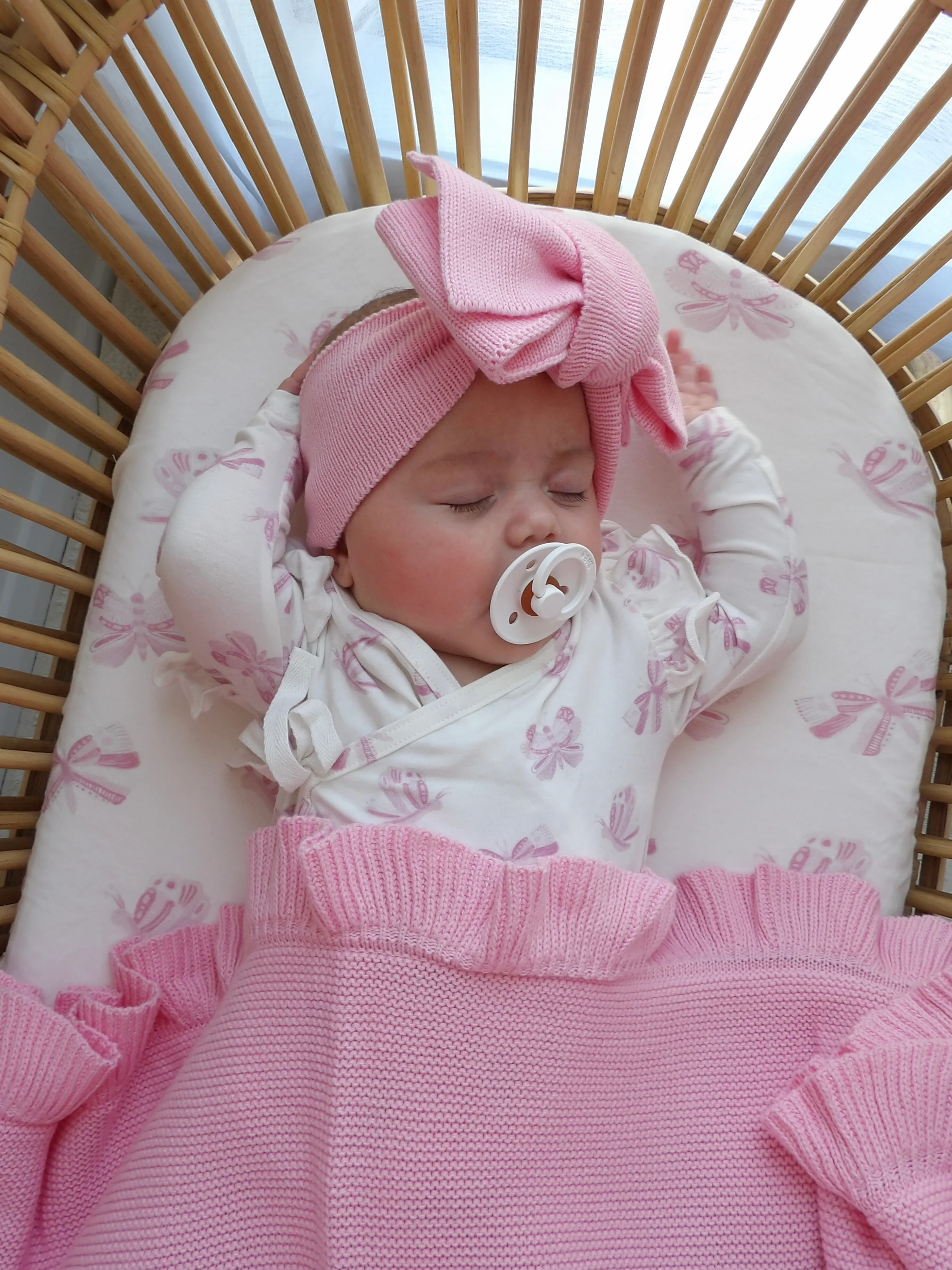 Knitted Oversized Topknot | Marshmallow - Image 3