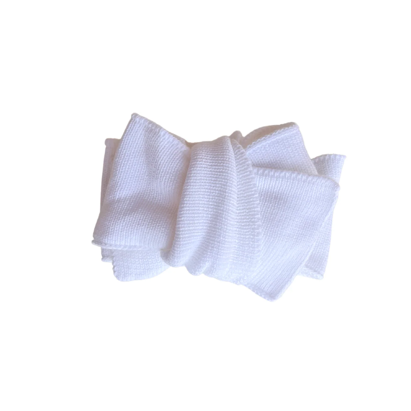 Knitted Oversized Topknot | Milk - Image 4