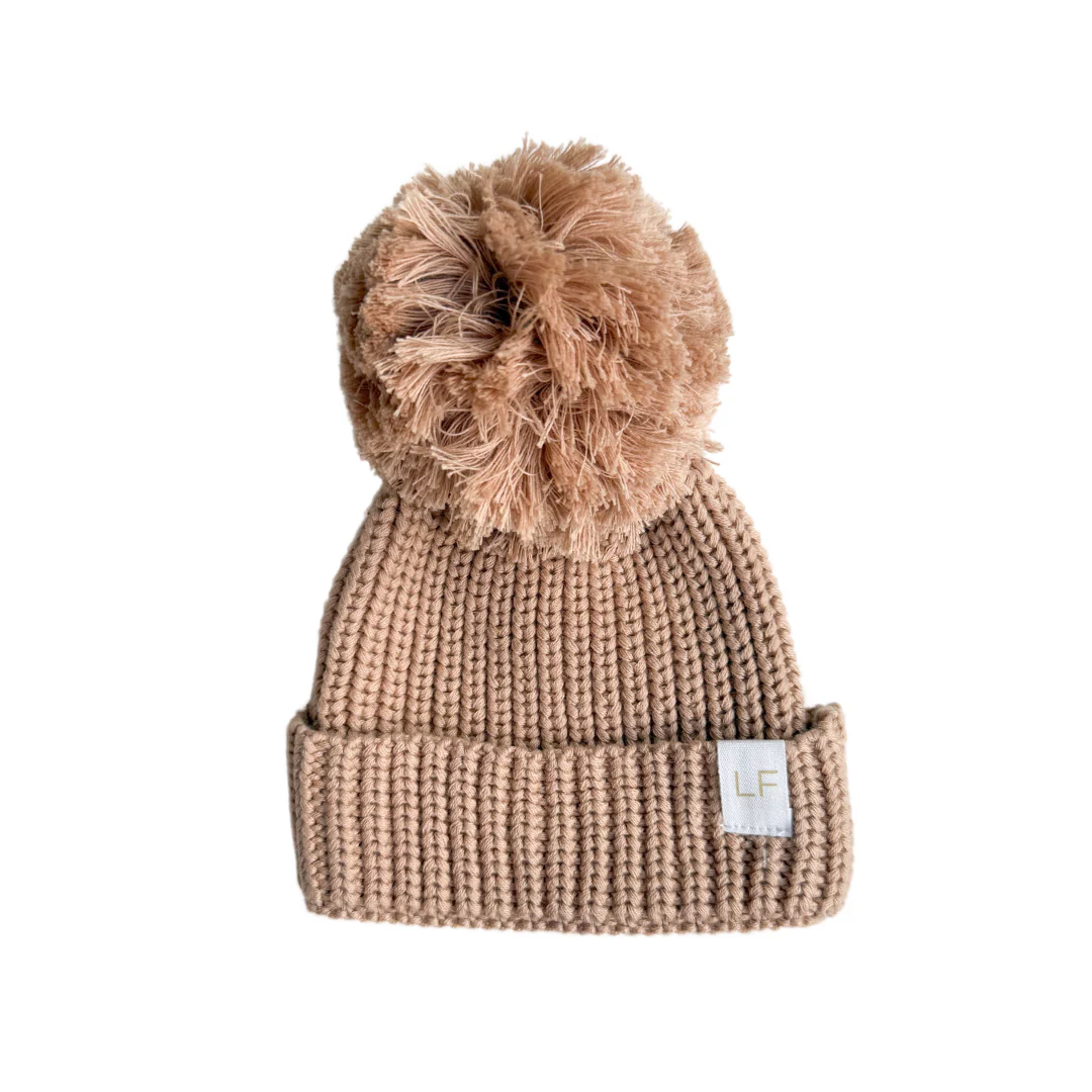 Knitted Pom Beanie | Teddy - Image 3