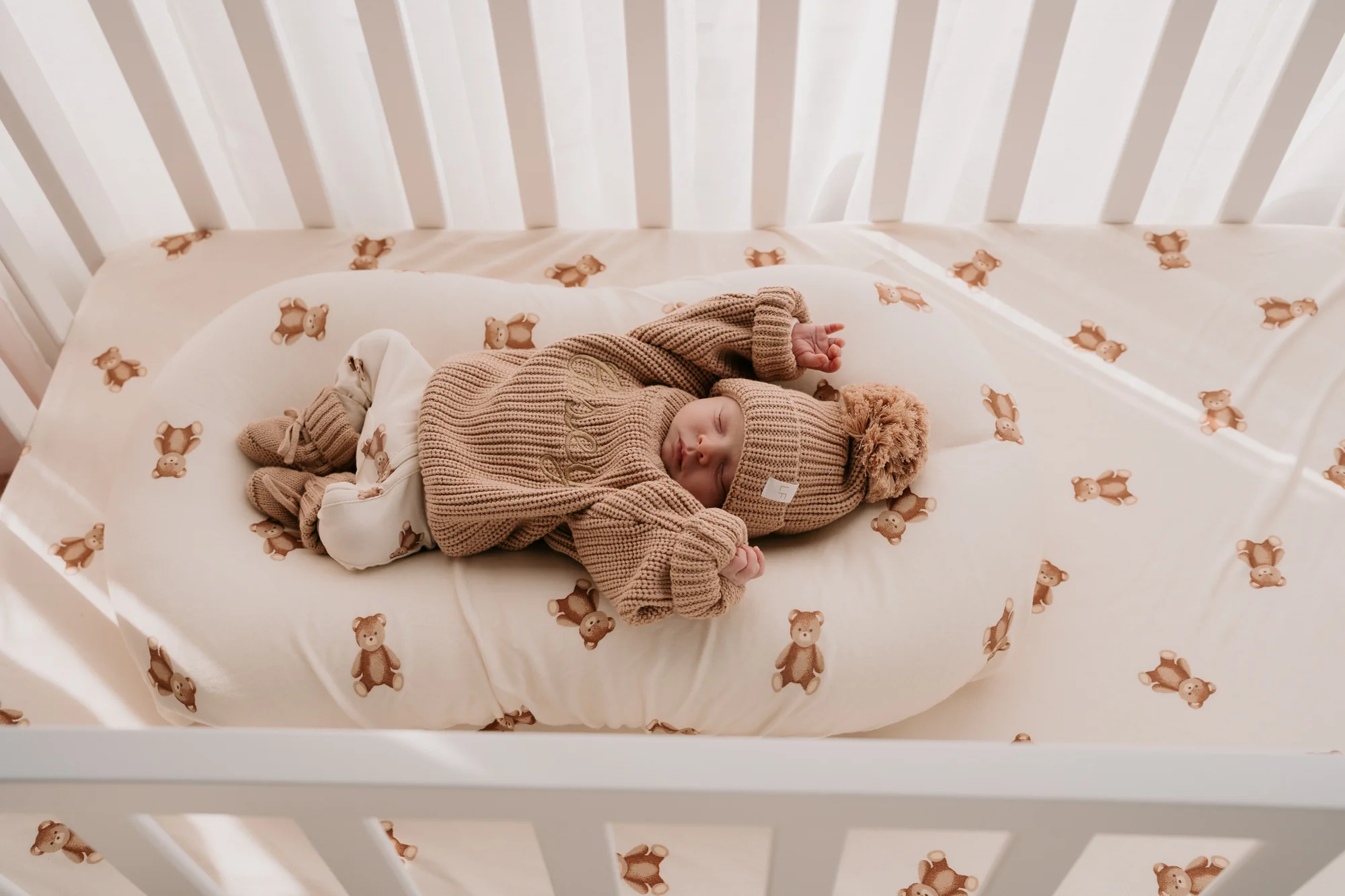 Knitted Pom Beanie | Teddy - Image 4