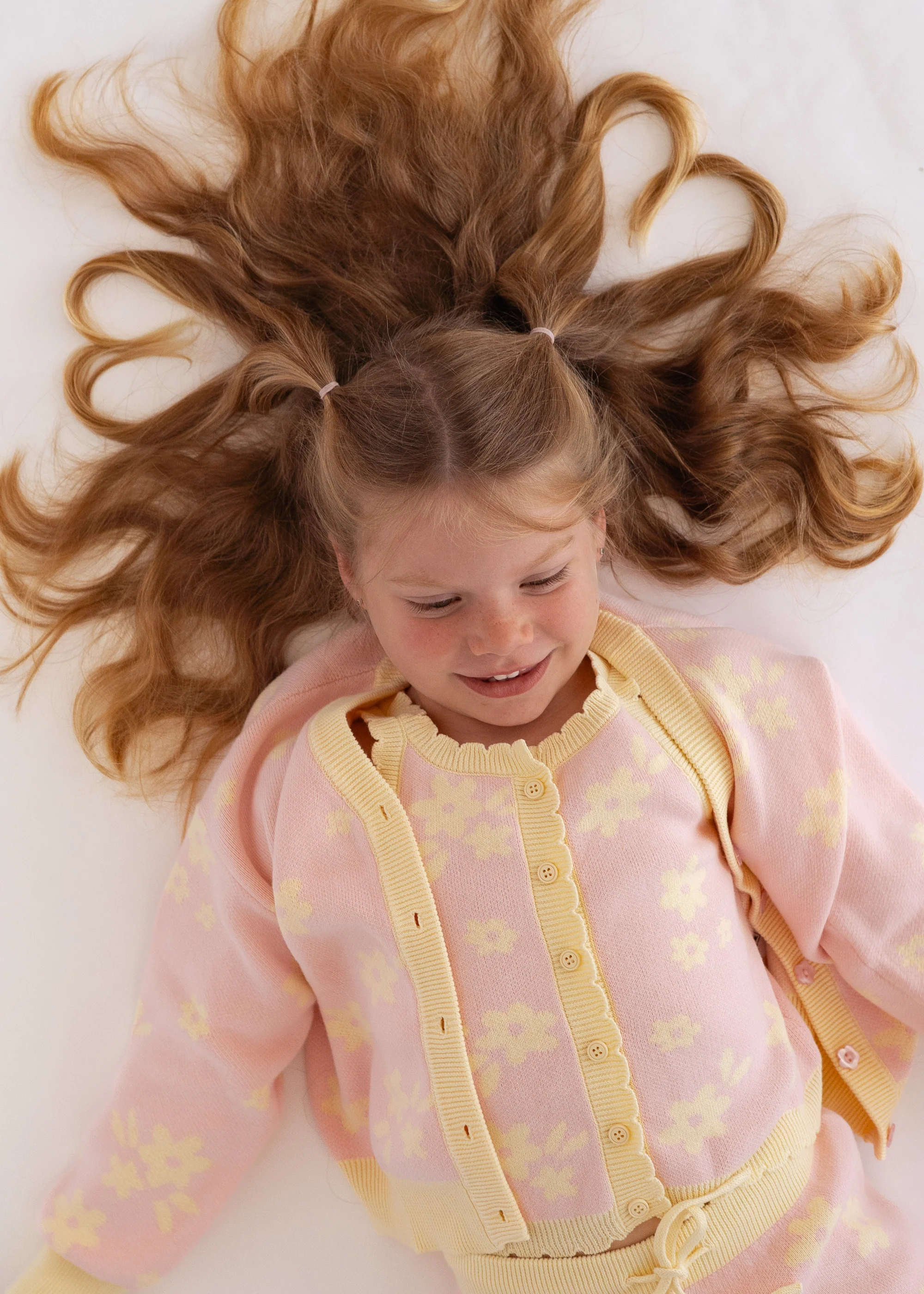 Knitted Shirt | Daisy Floral Lemon - Image 4