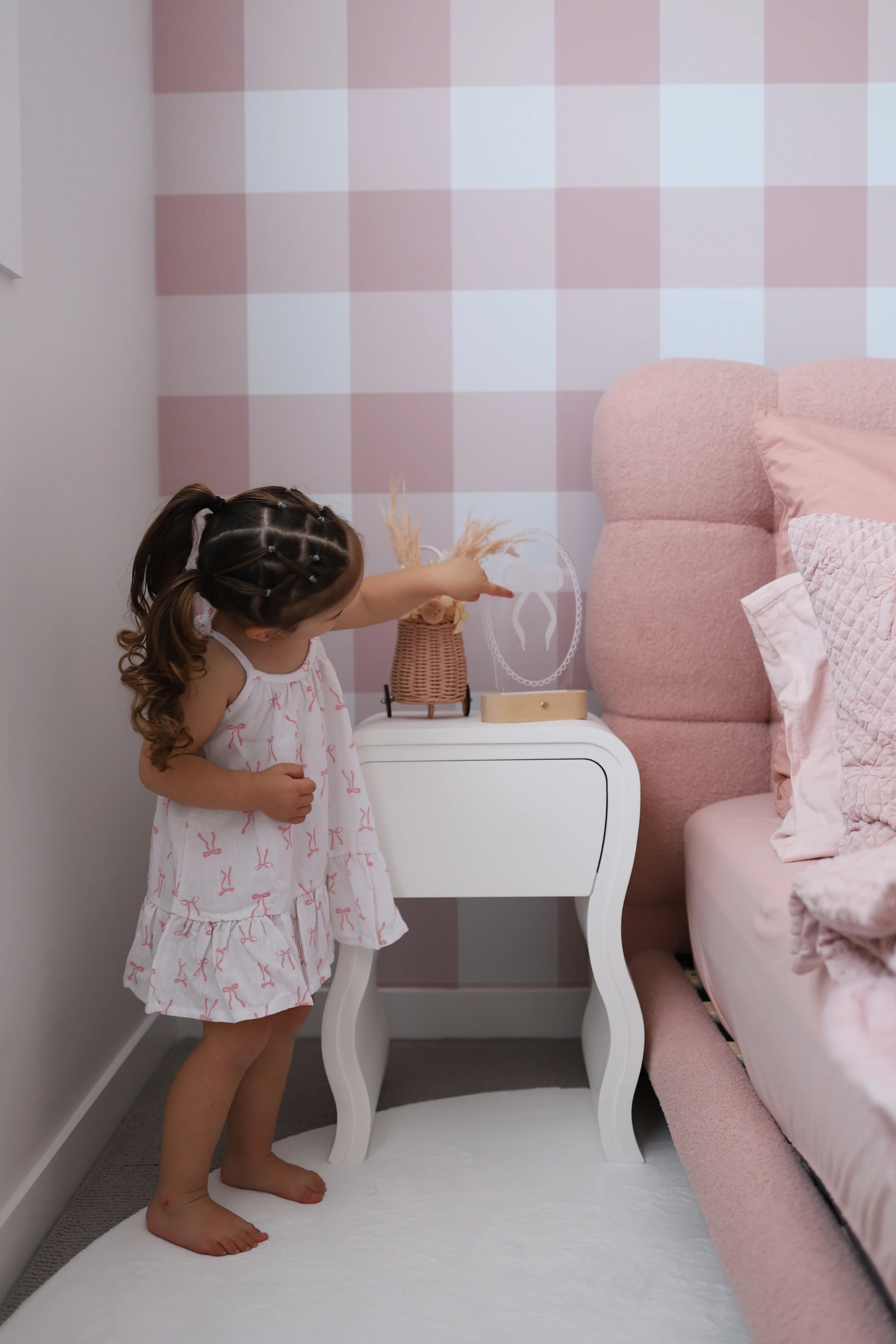 Tie Dress | Pink Bows - Image 15