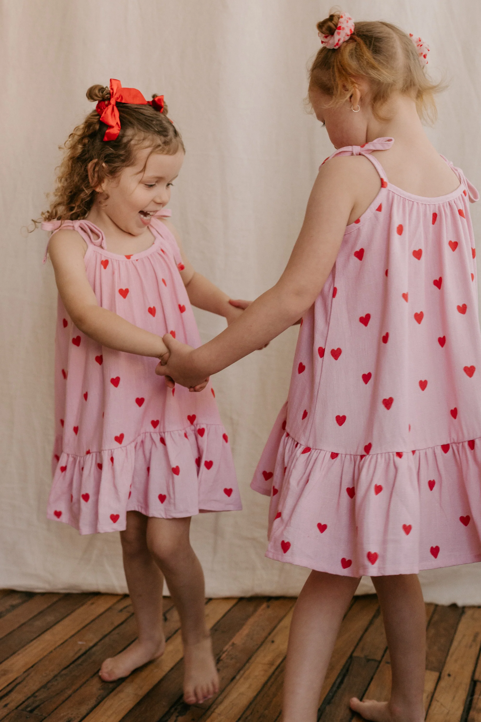 Tie Dress | Red Hearts - Image 7