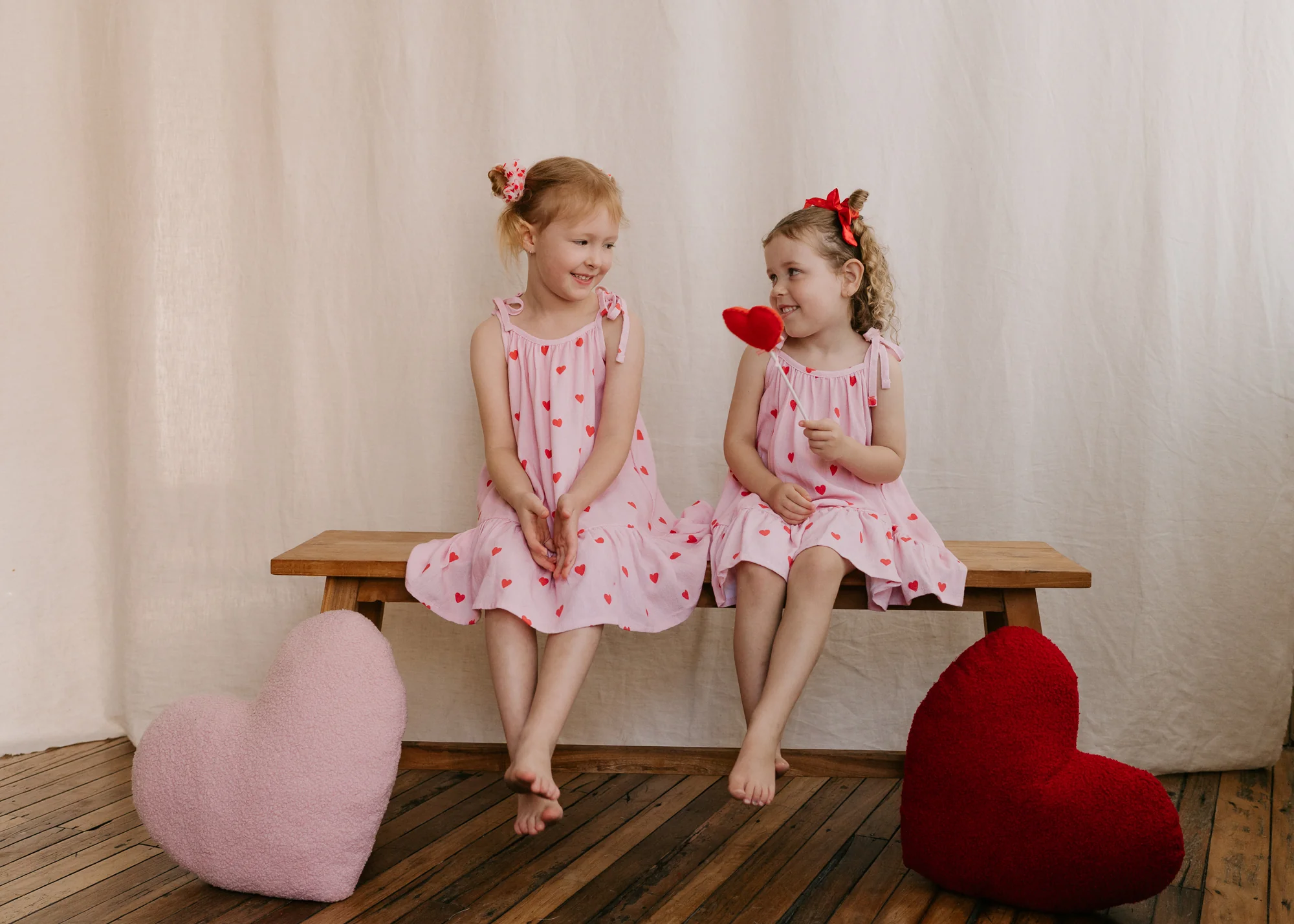 Tie Dress | Red Hearts - Image 8