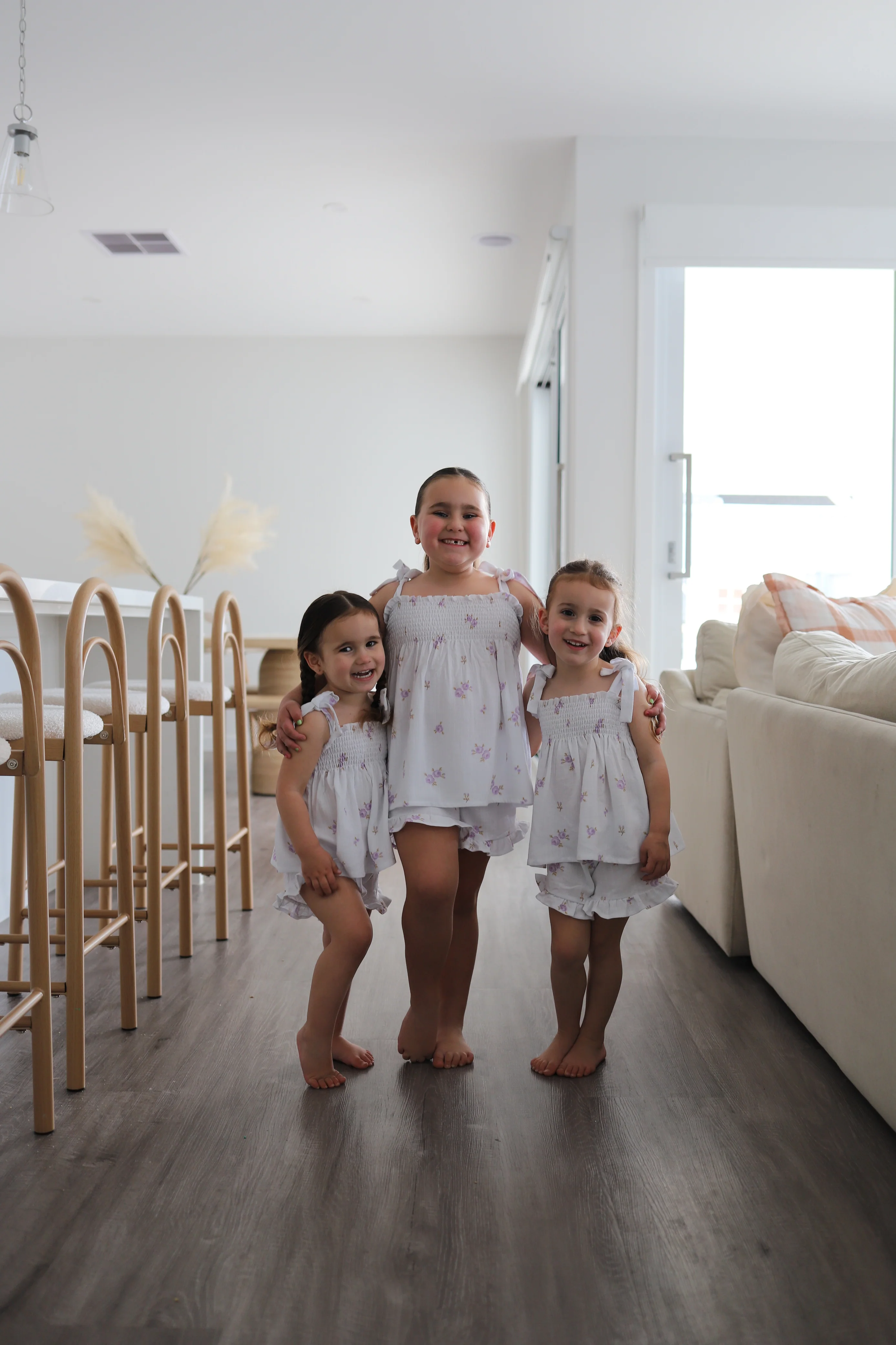 Linen Short Set | Lilac Floral - Image 5