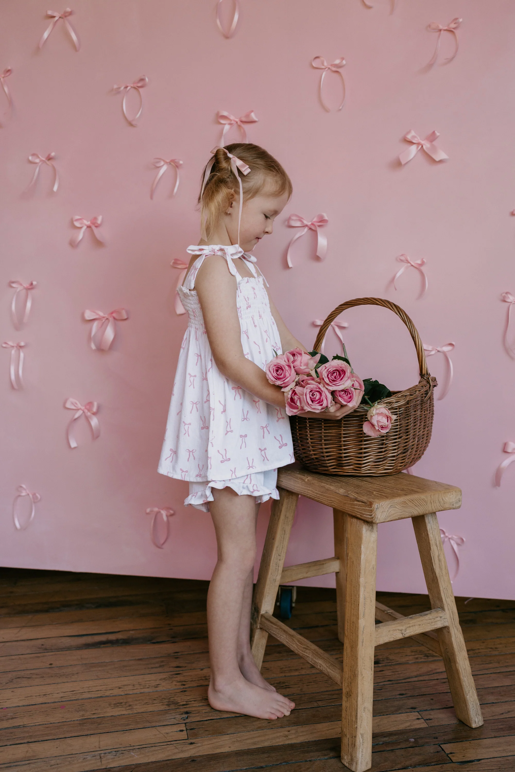 Short Set | Pink Bows - Image 10