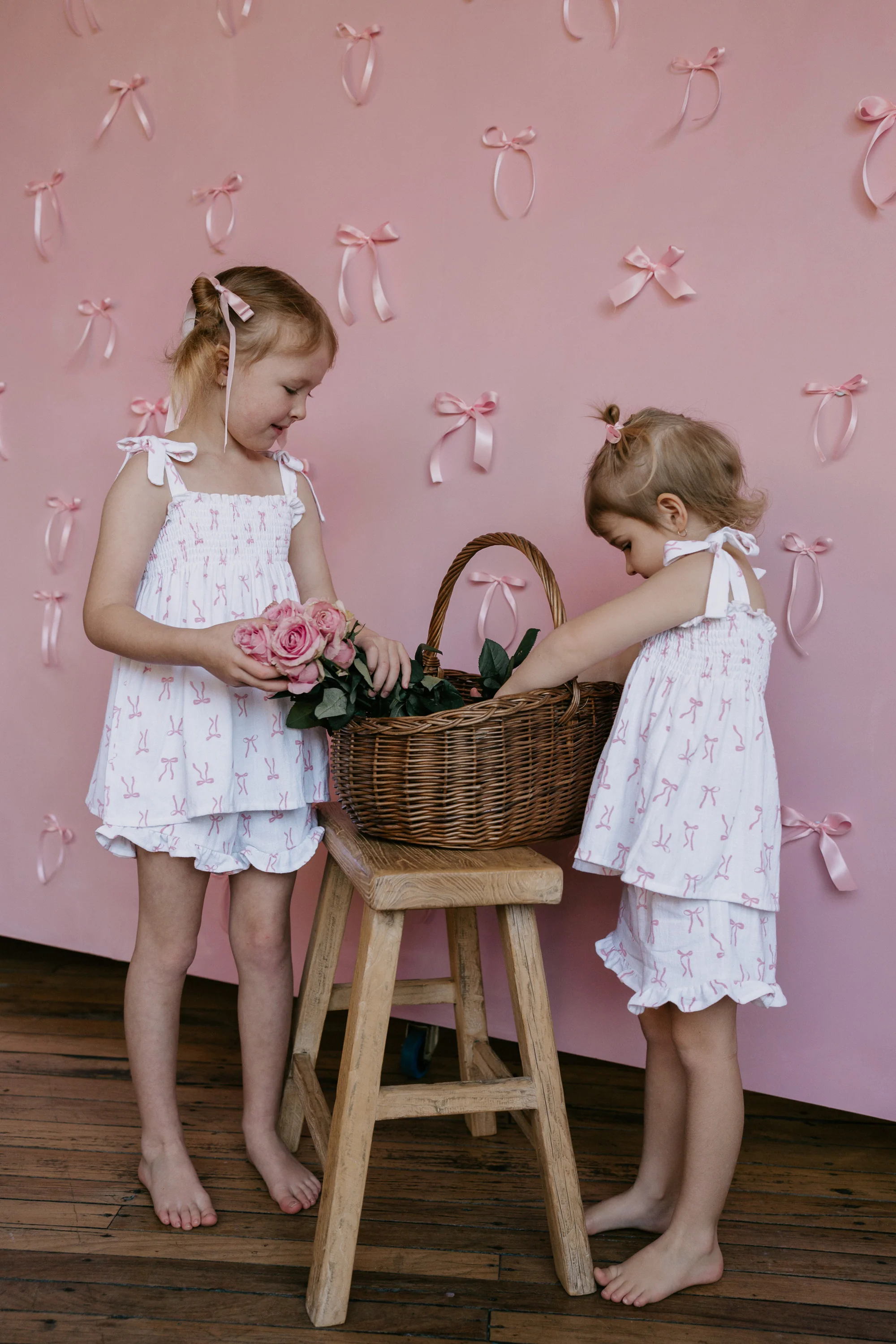 Short Set | Pink Bows - Image 8