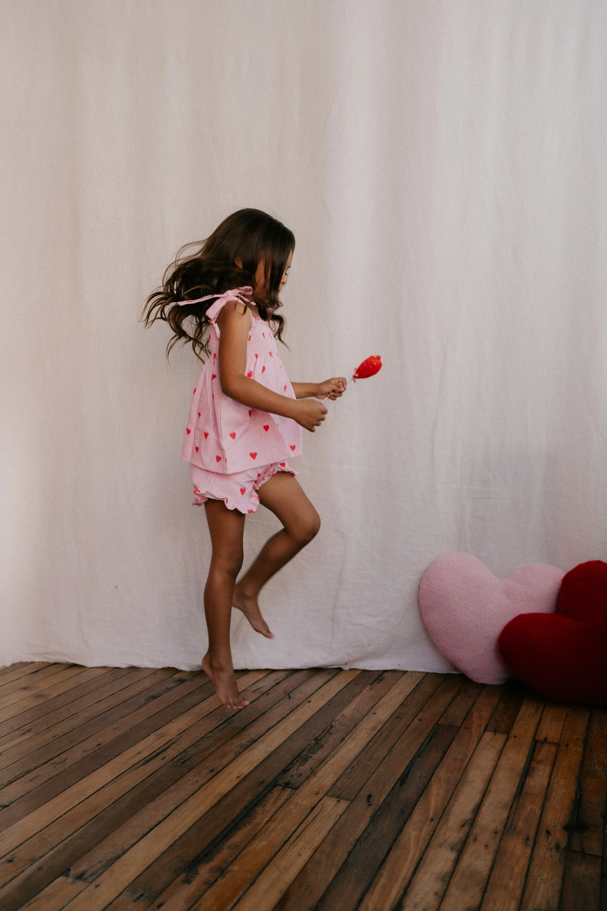 Short Set | Red Hearts - Image 4