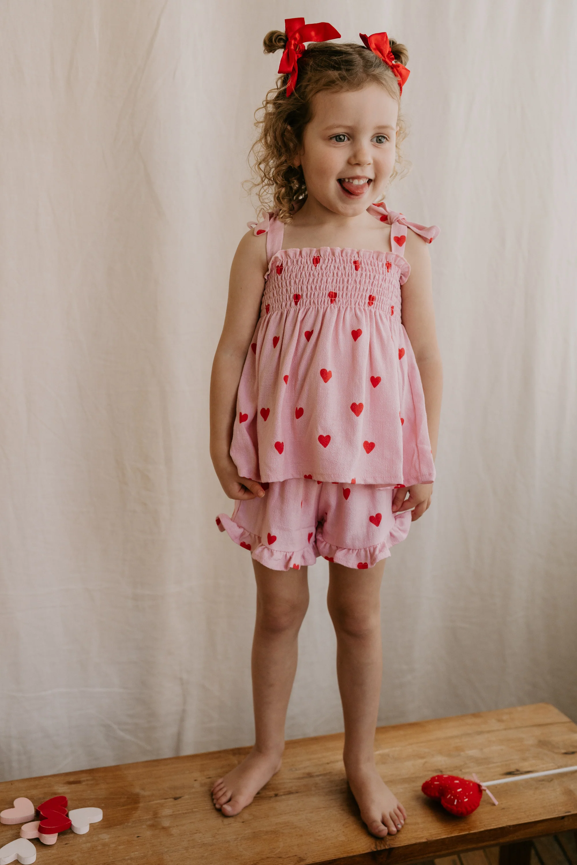 Short Set | Red Hearts - Image 5