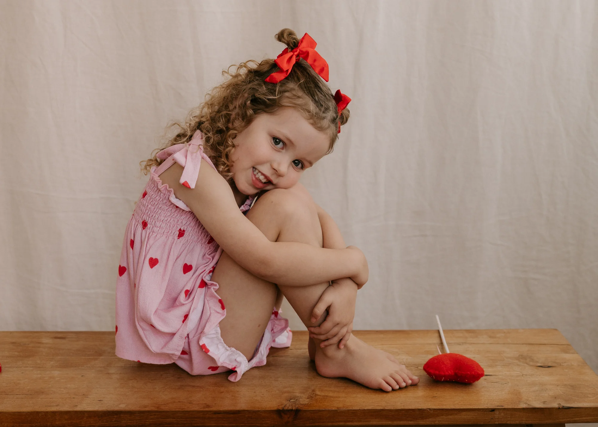 Short Set | Red Hearts - Image 6