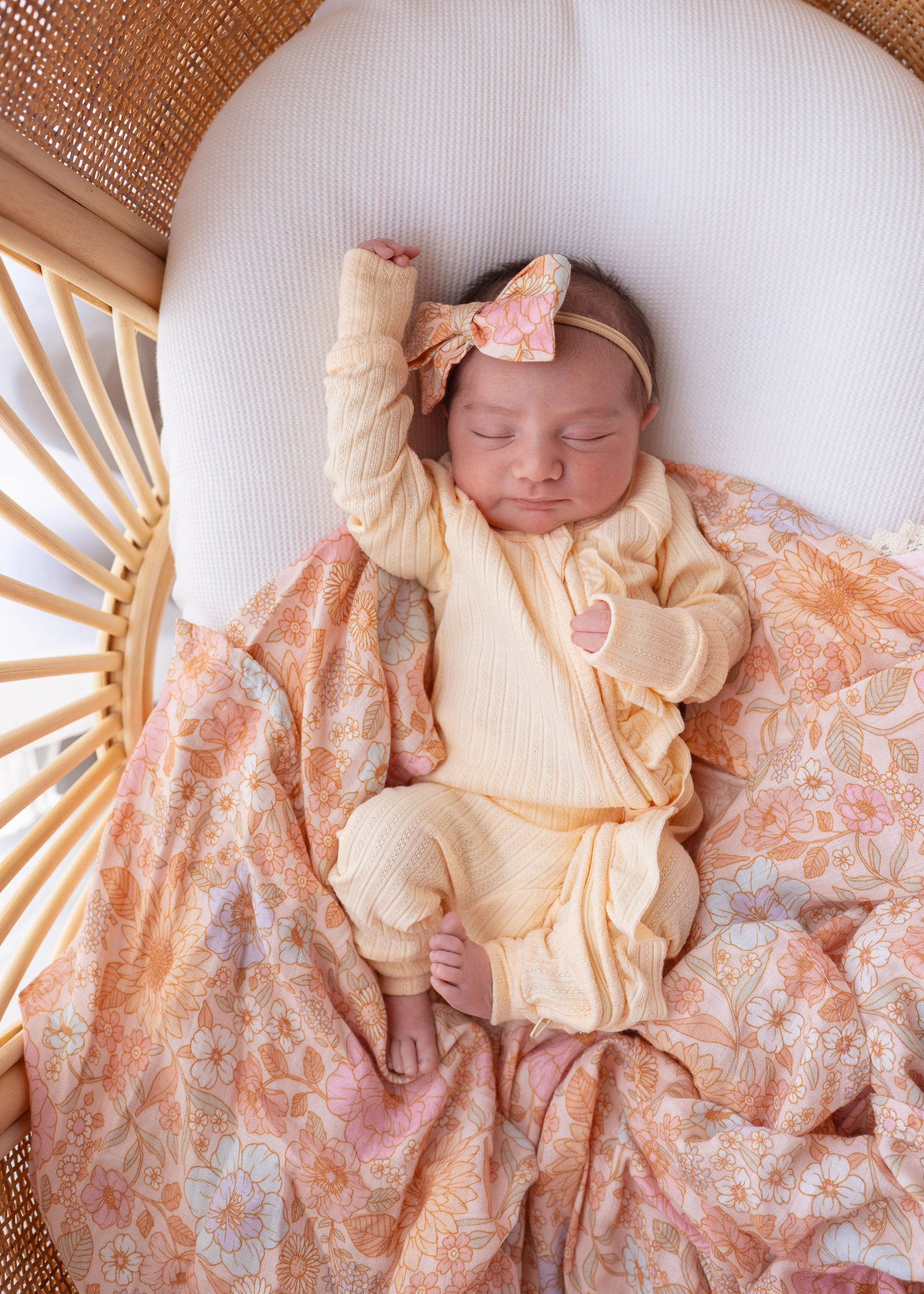 Muslin Swaddle | Pastel Bloom - Image 4