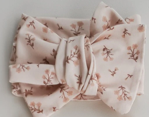 Oversized Topknot | Paisley Coffee - Image 3