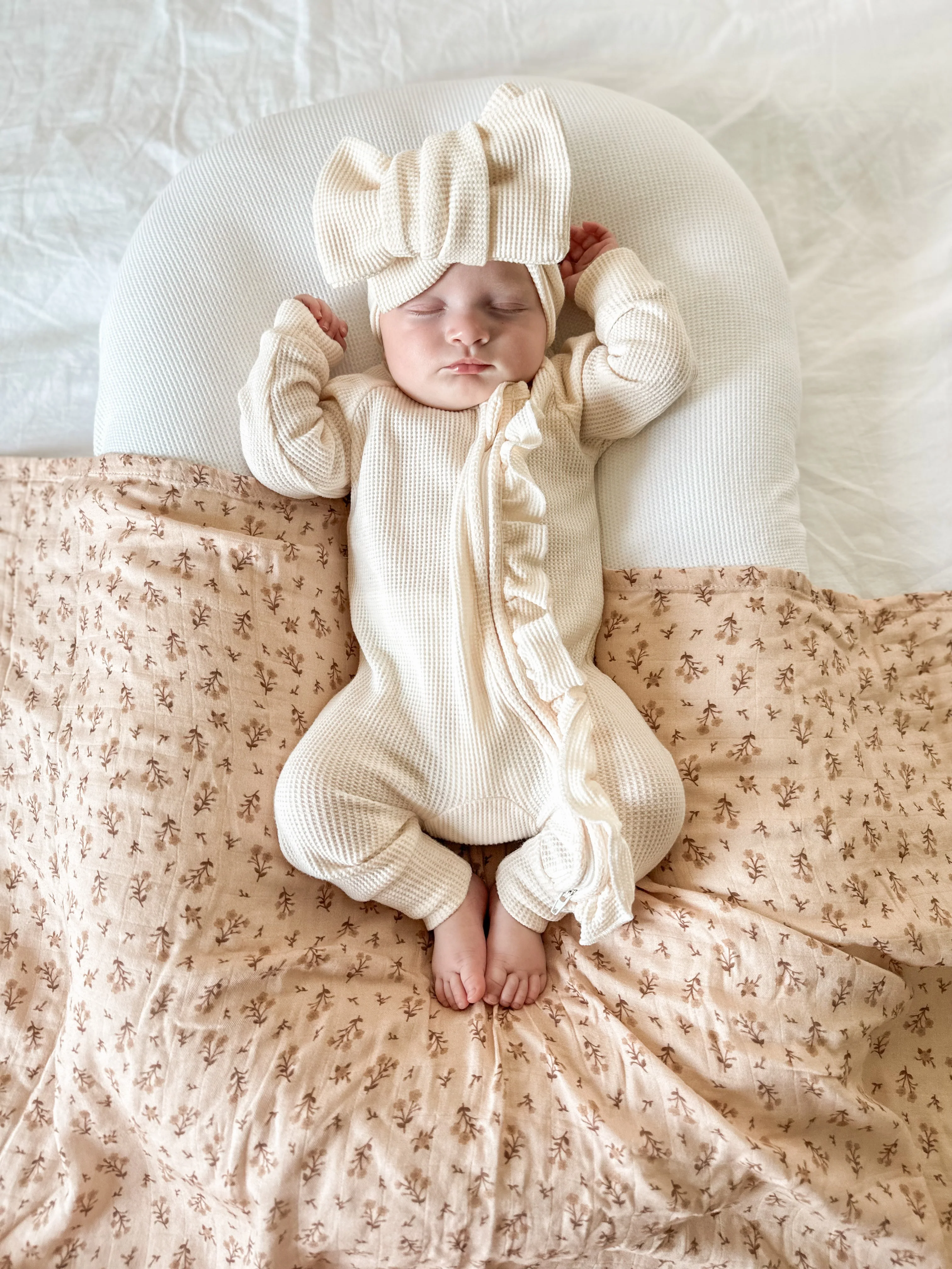 Muslin Swaddle | Paisley Coffee - Image 7