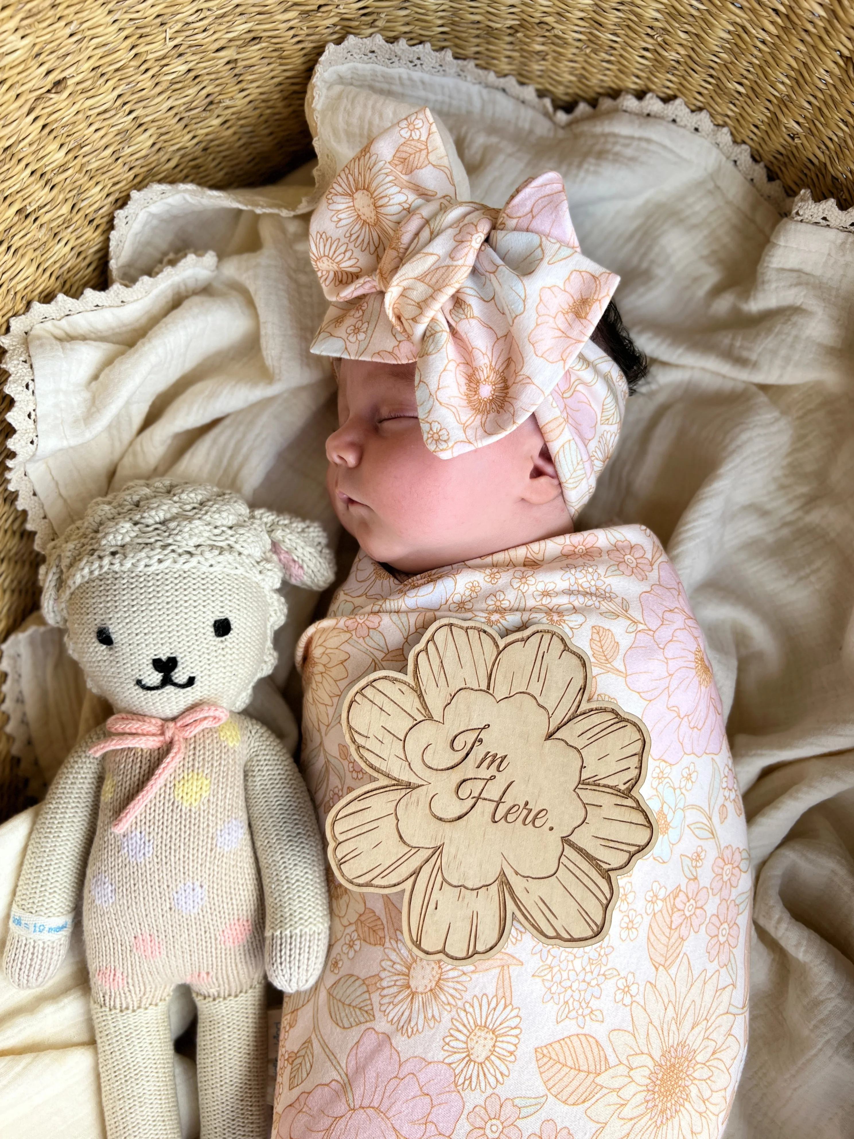 Oversized Topknot | Pastel Bloom - Image 5