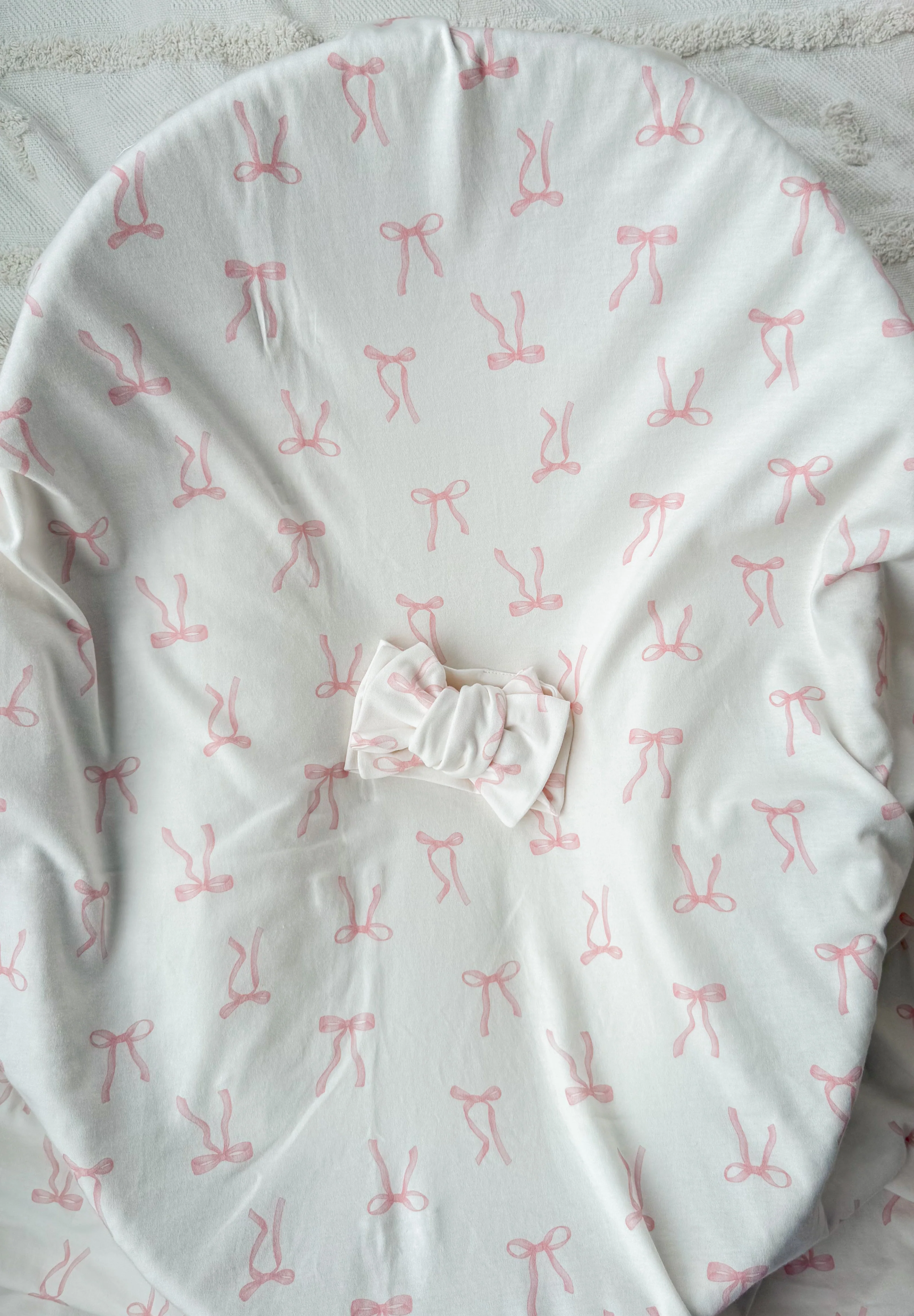 Swaddle Set | Pink Bows - Image 7